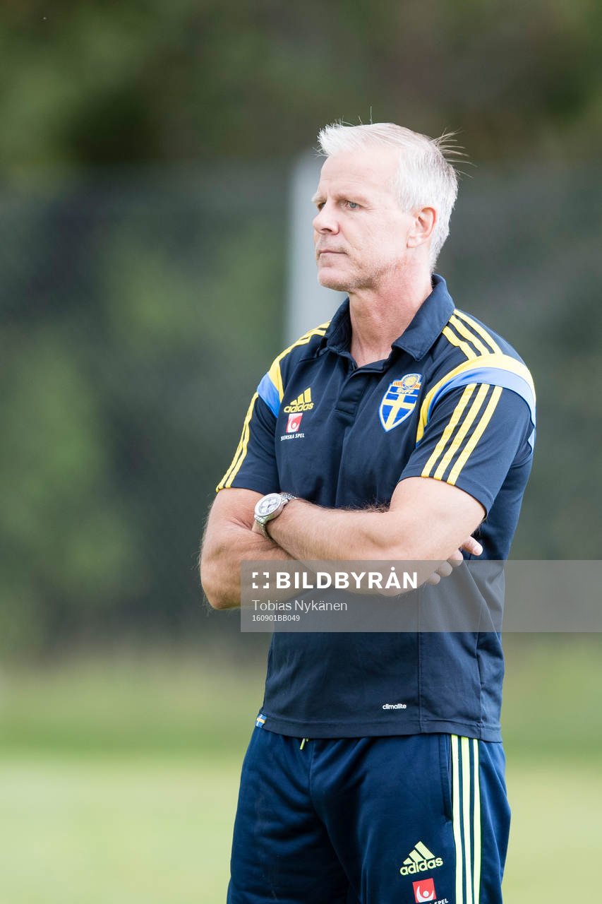 Sveriges Förbundskapten Roland Nilsson