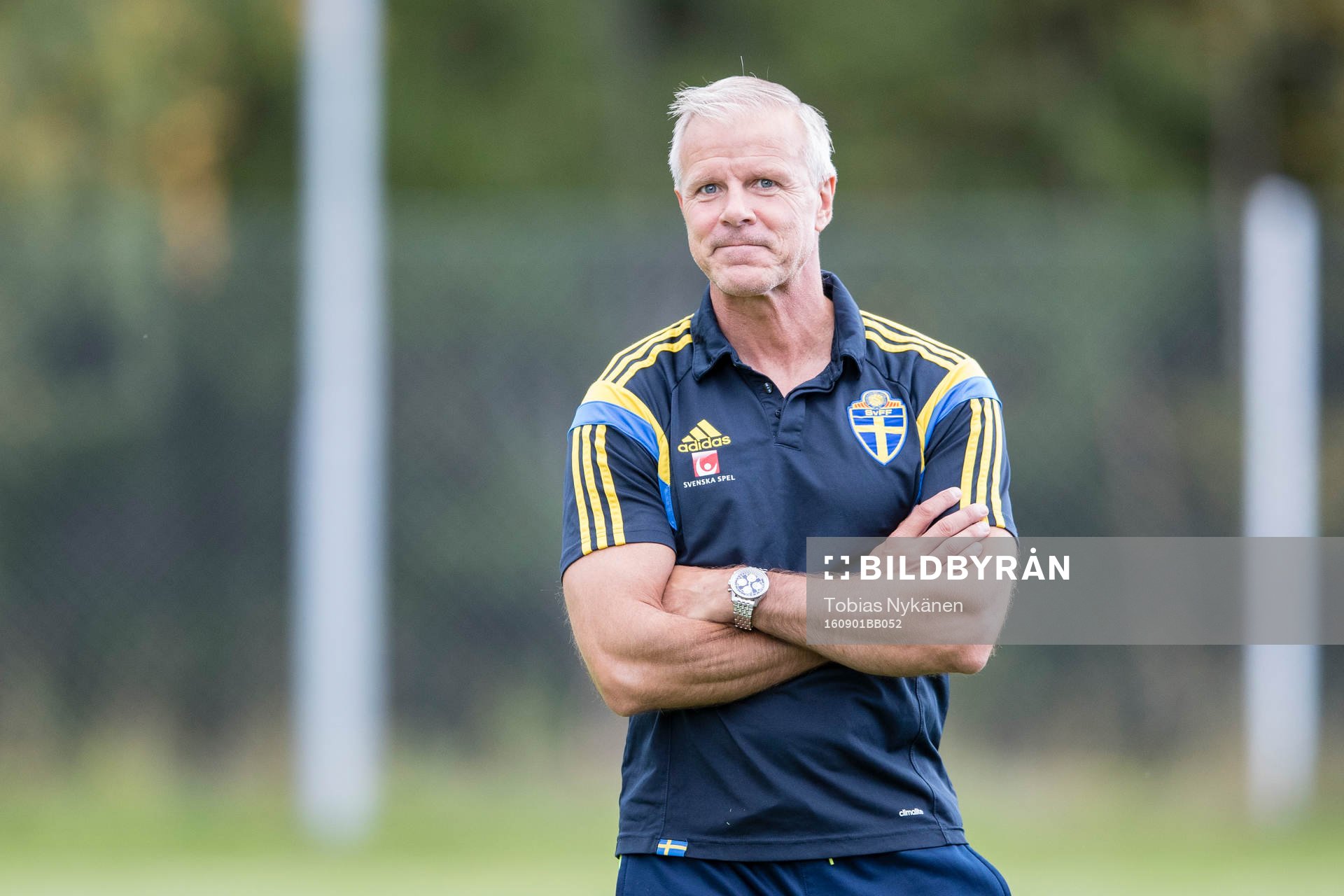 Sveriges Förbundskapten Roland Nilsson
