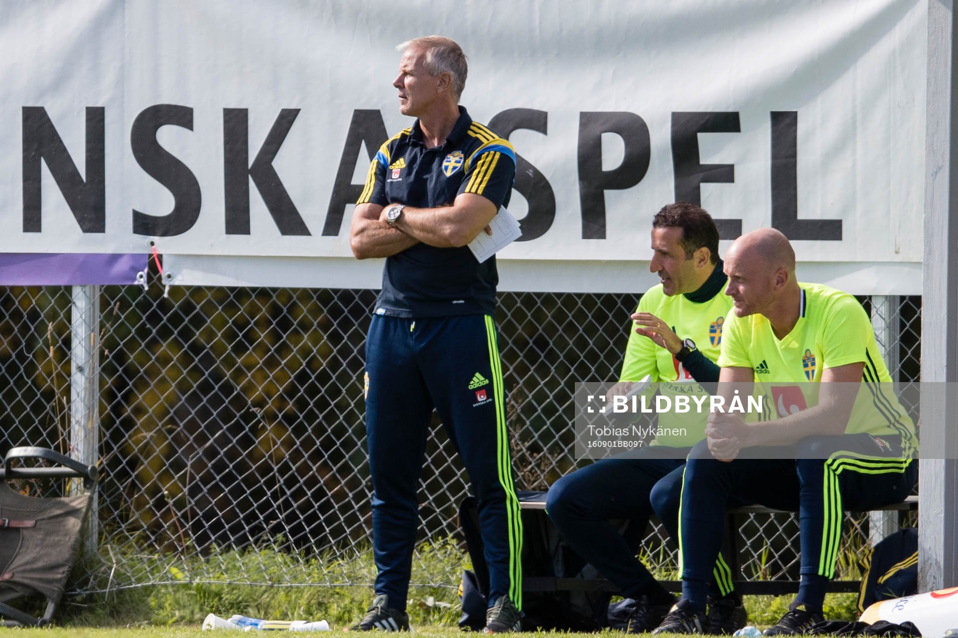 Sveriges Förbundskapten Roland Nilsson