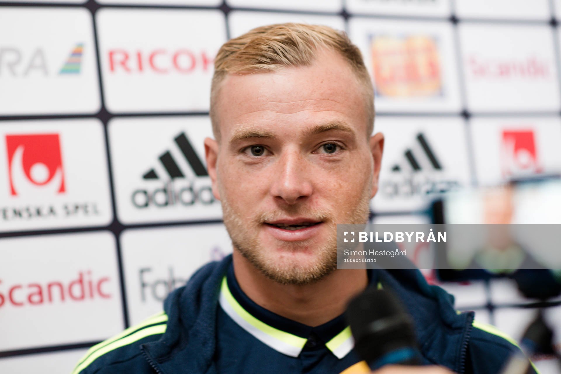 John Guidetti i mixed zone