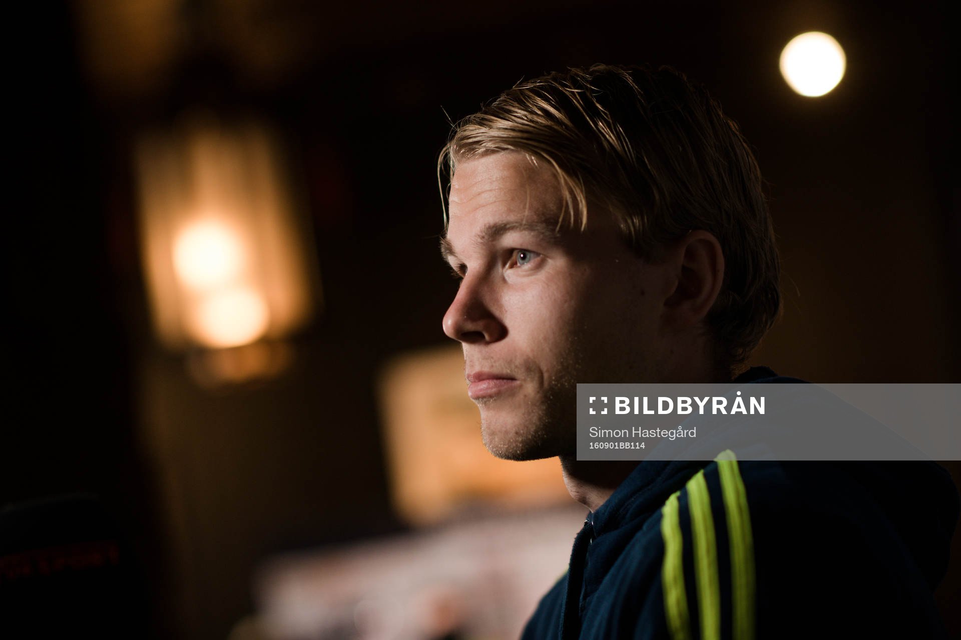 Oscar Lewicki i mixed zone
