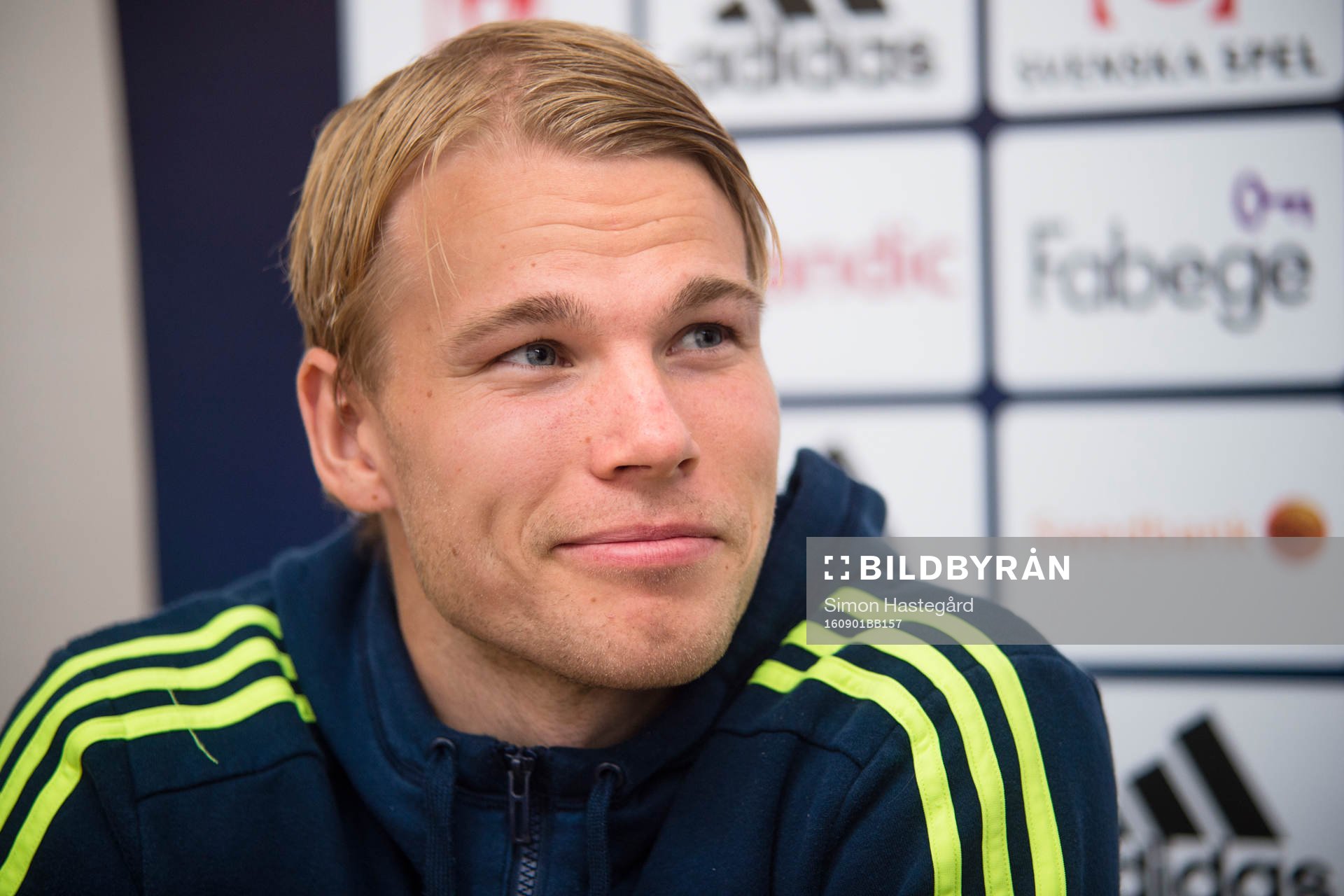 Oscar Lewicki i mixed zone