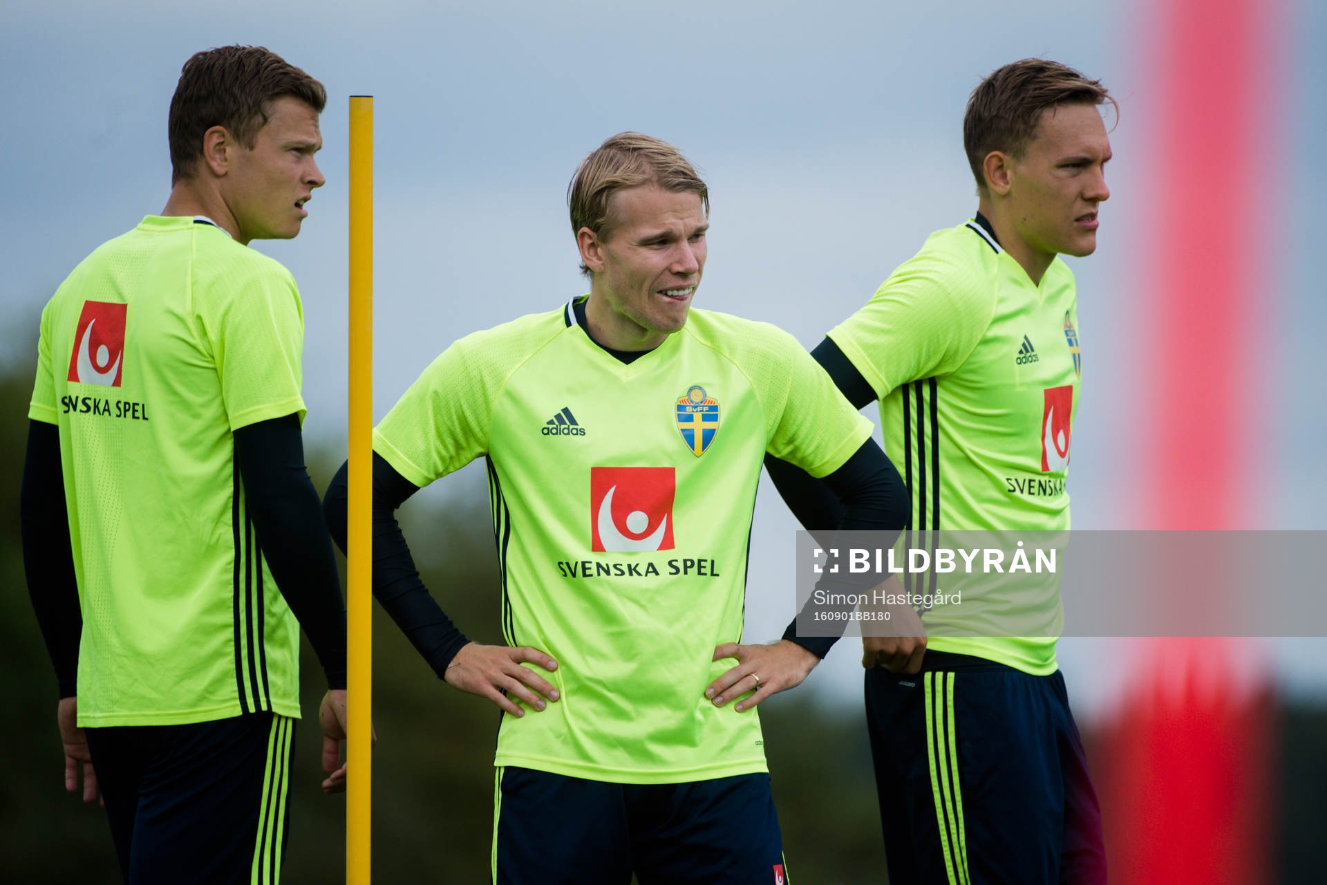 Viktor Claesson, Oscar Lewicki och Ludwig Augustinsson