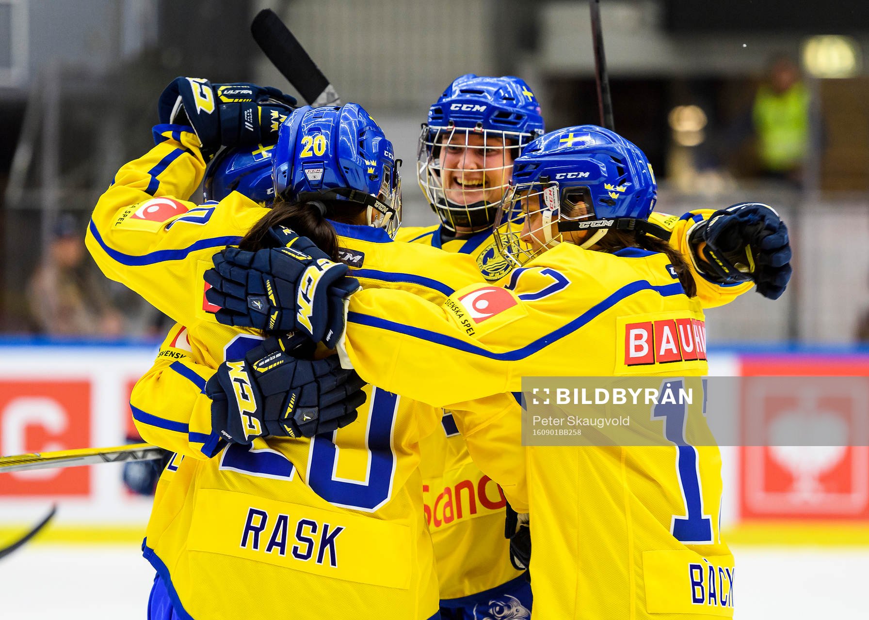 Sveriges Fanny Rask jublar