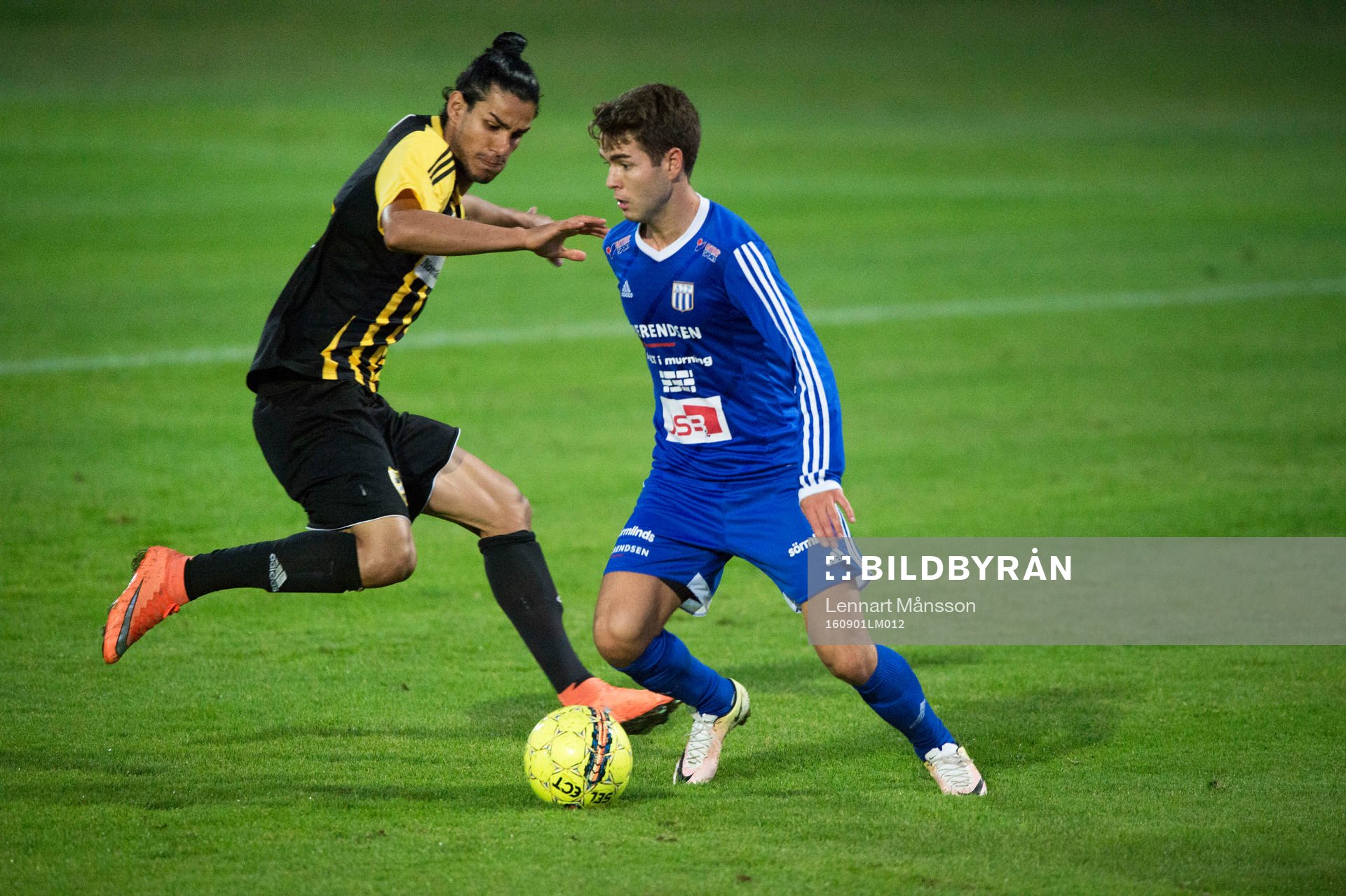 IFK Hässleholms Ameer Naseer i matchen i division 2 mellan