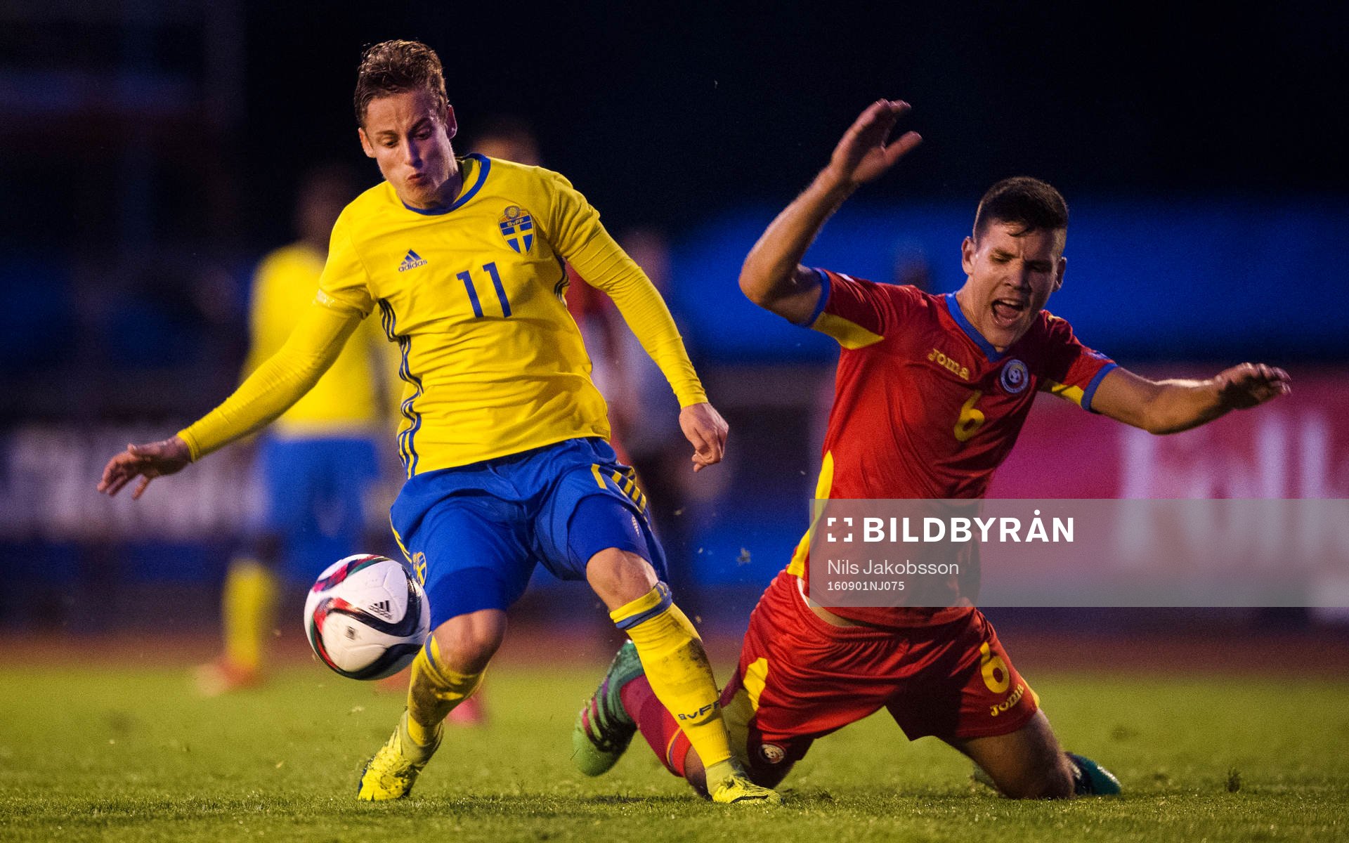 Sveriges Henrik Bellman och Rumäniens Andrei Chindris