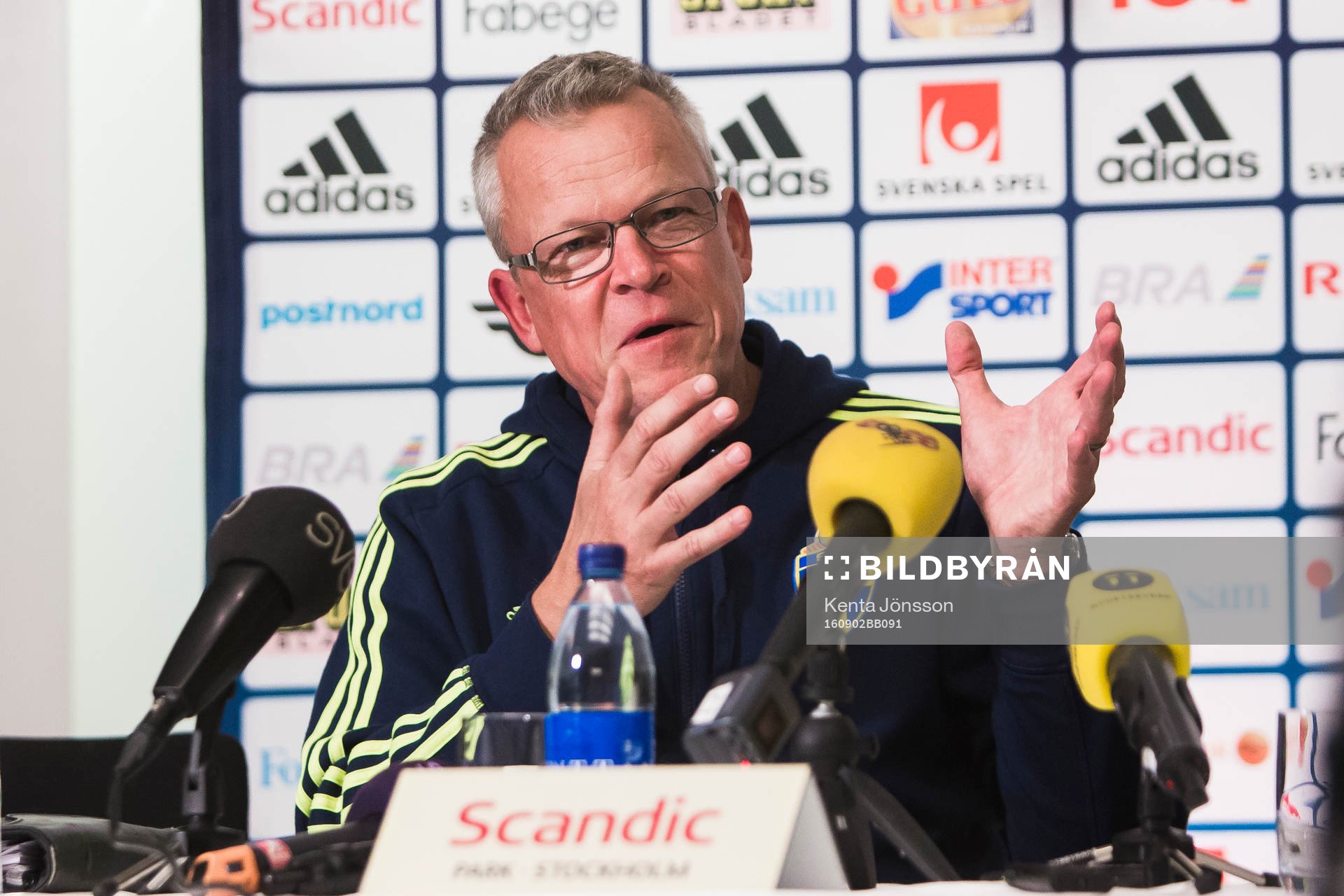 Sveriges förbundskapten Jan Andersson