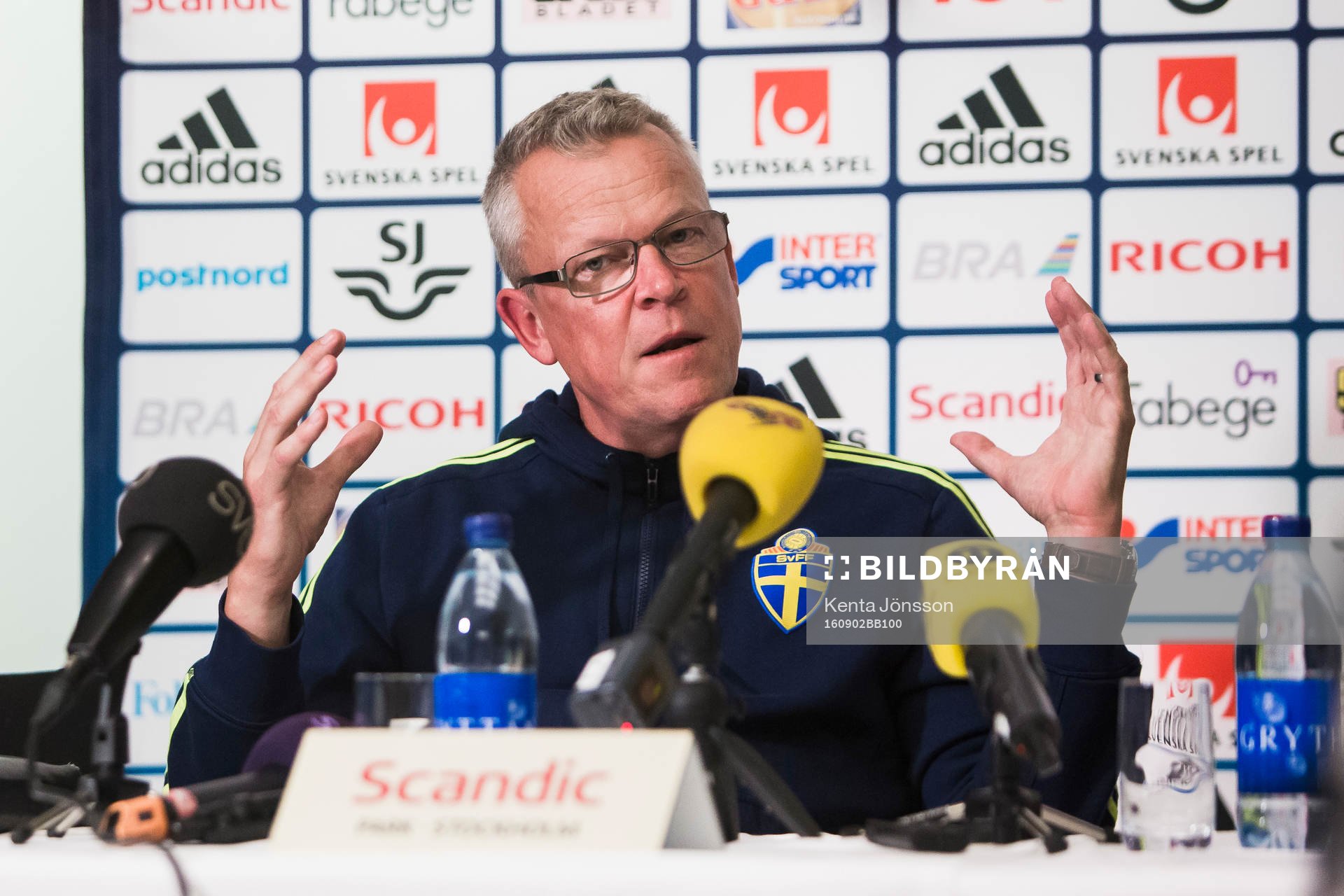 Sveriges förbundskapten Jan Andersson