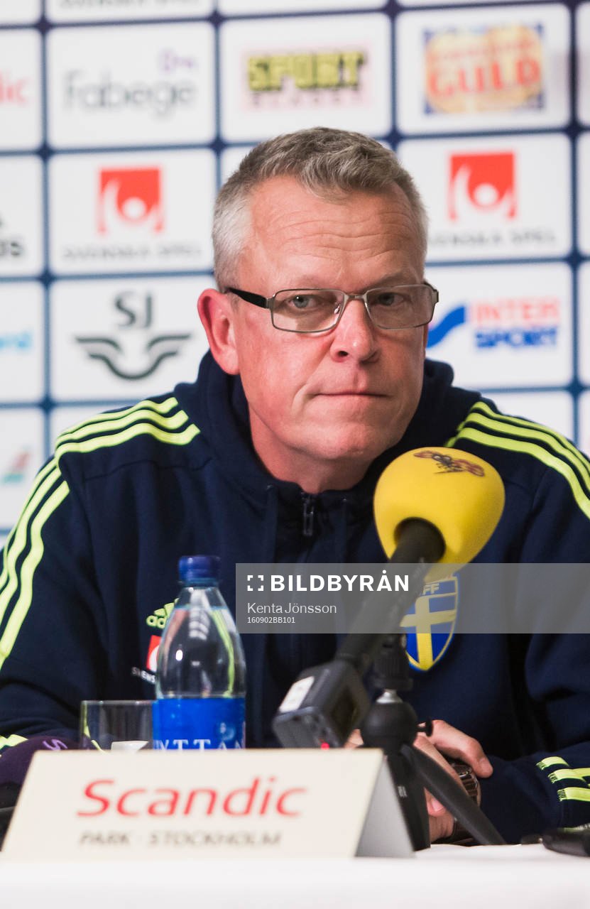 Sveriges förbundskapten Jan Andersson