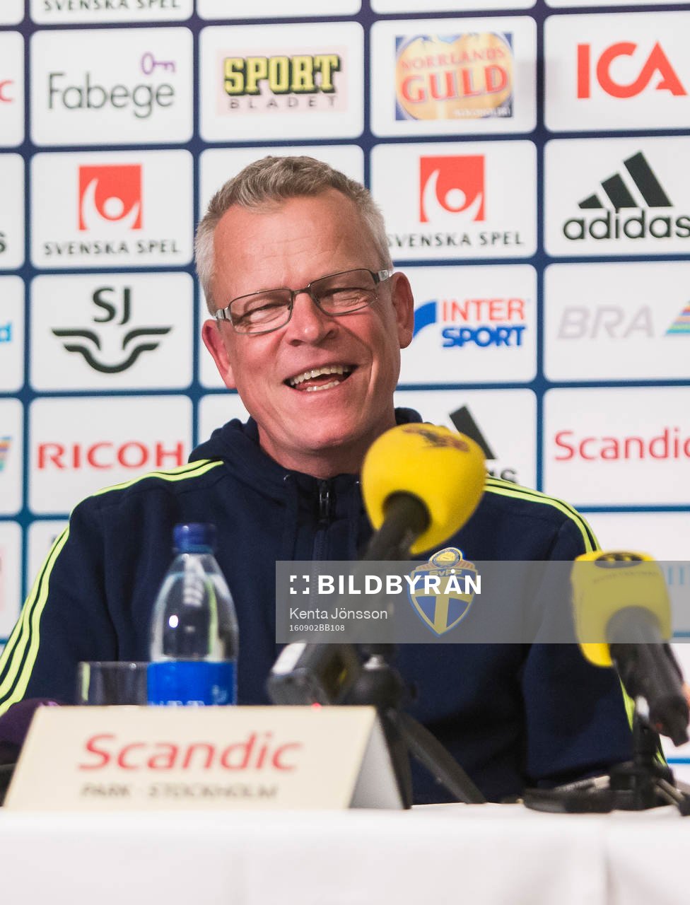 Sveriges förbundskapten Jan Andersson