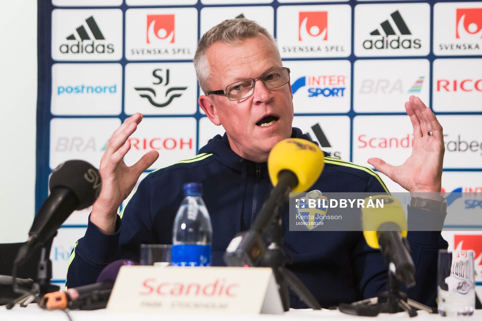 Sveriges förbundskapten Jan Andersson