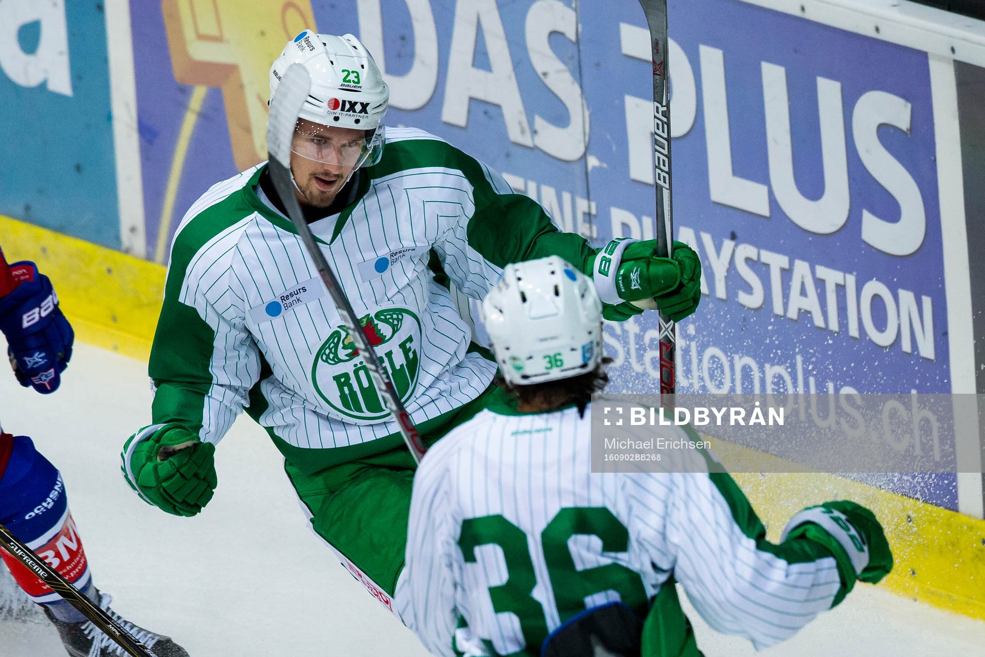 Rögles Daniel Sylwander jublar