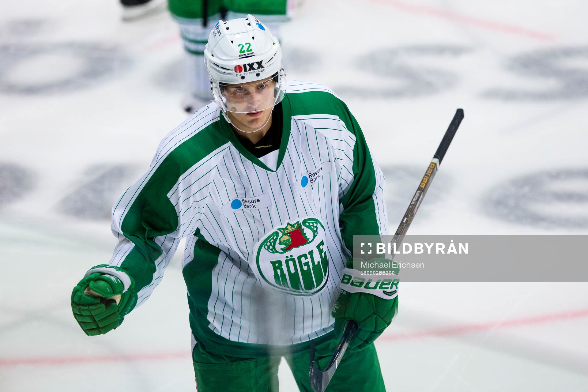 Rögles Sebastian Wännström jublar