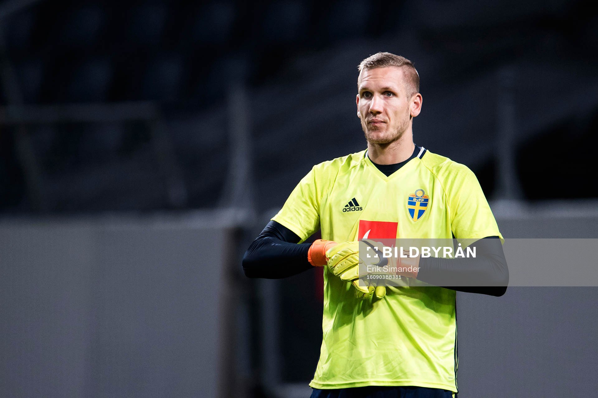 Sveriges målvakt Robin Olsen