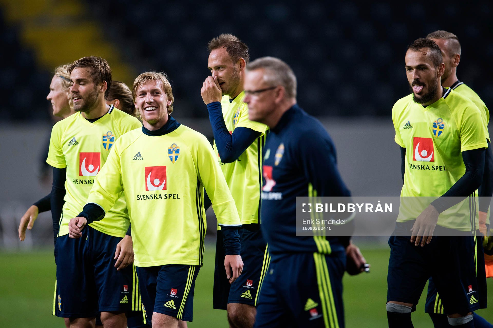Christoffer Nyman, Emil Forsberg, Andreas Granqvist,