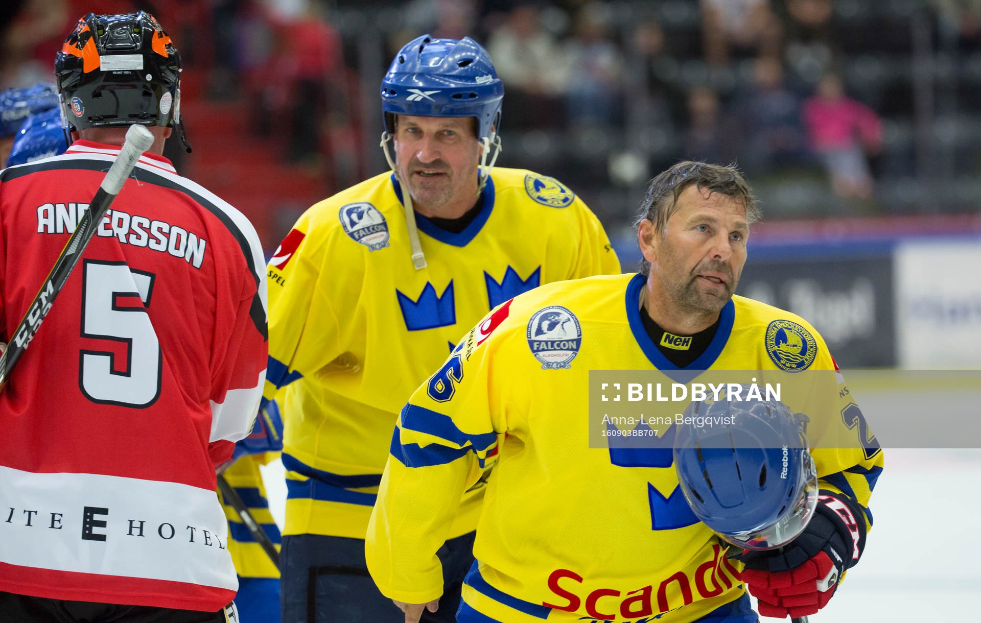 Tre Kronor legends Mats Näslund och Jens Öhling