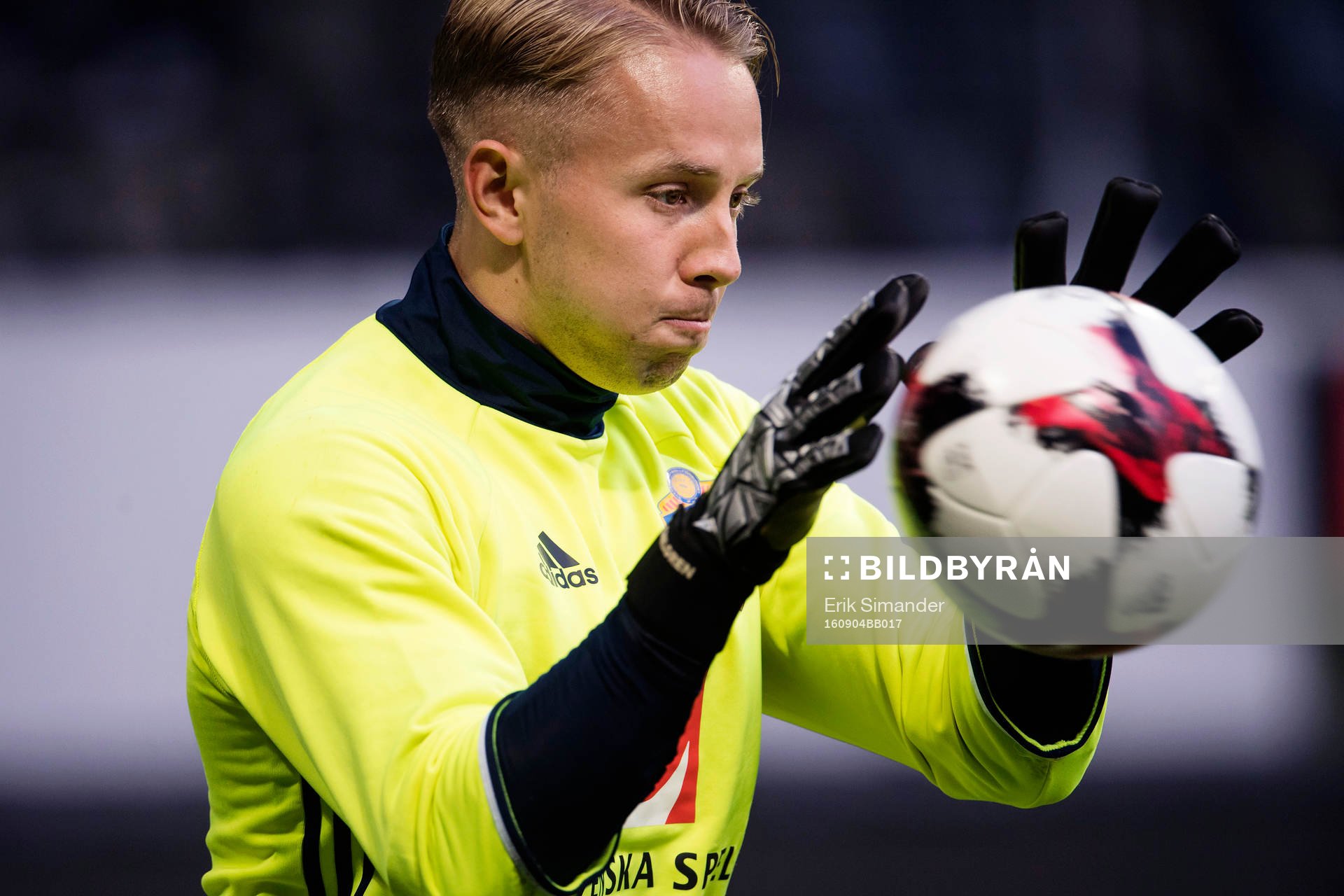 Sveriges målvakt Patrik Carlgren