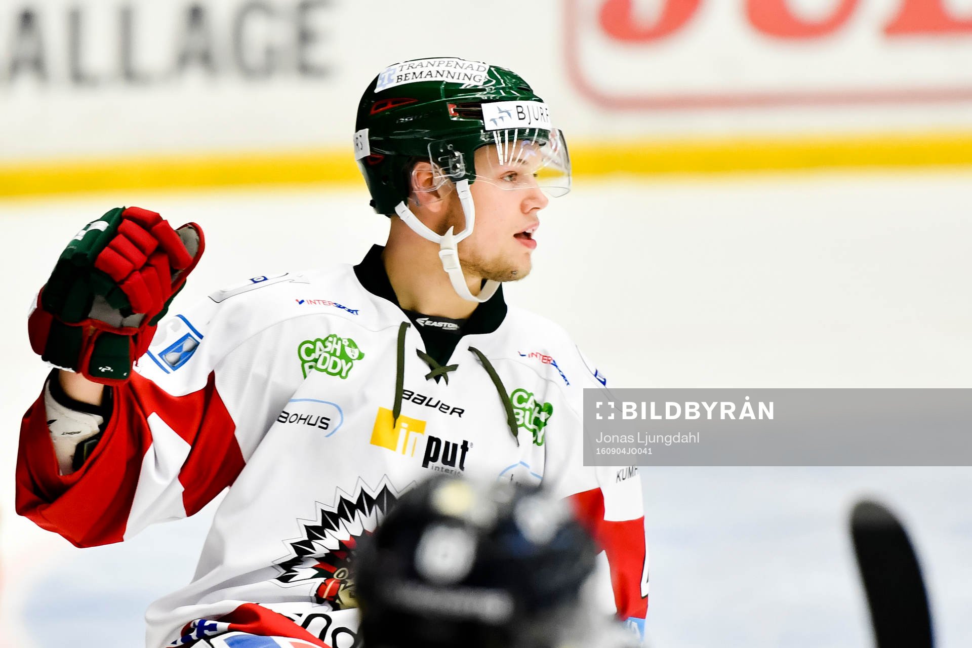 Frölundas Jacob Larsson jublar