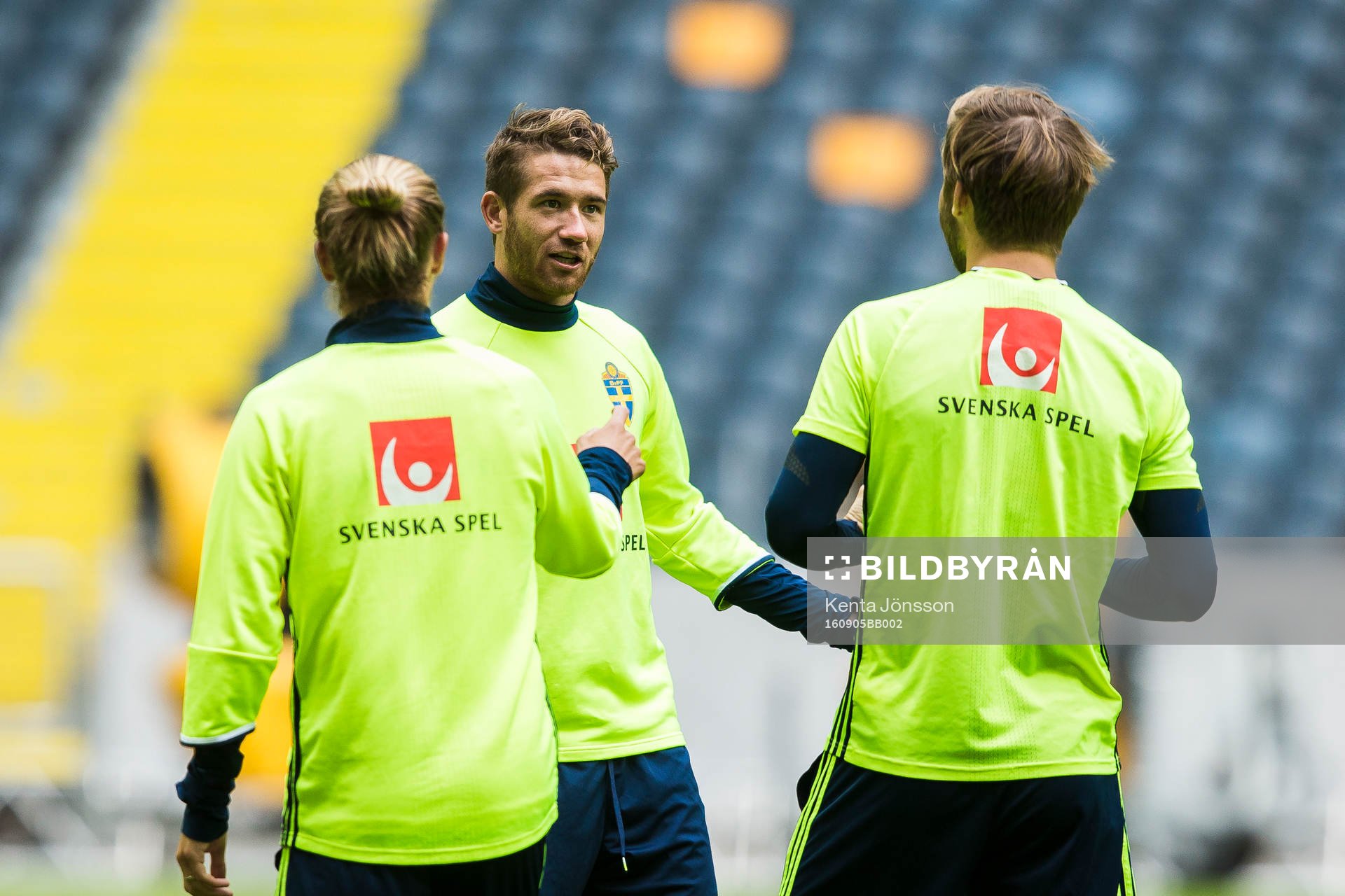 Marcus Rohdén med Niklas Hult och Alexander Fransson