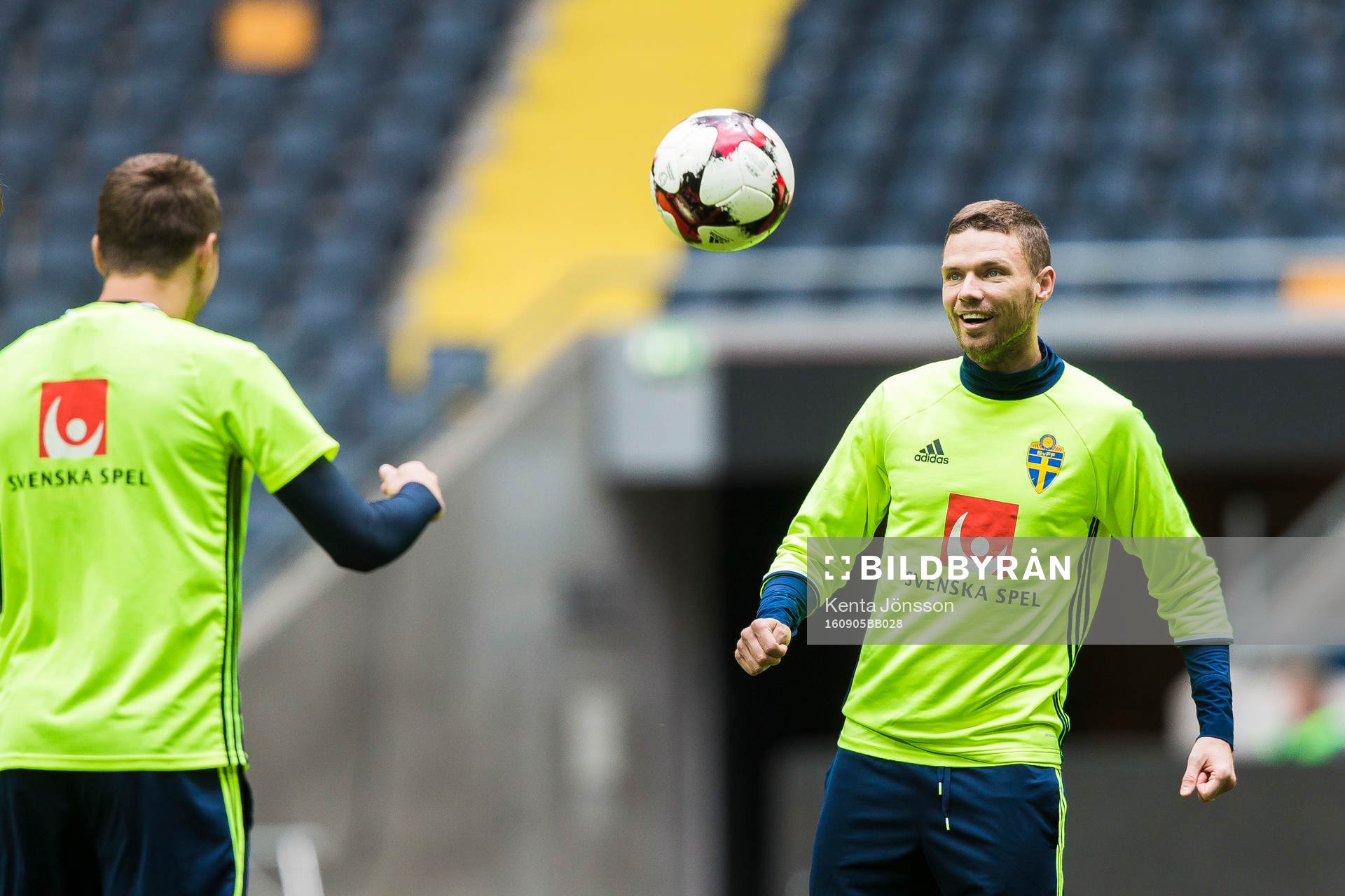 Marcus Berg med Victor Nilsson Lindelöf
