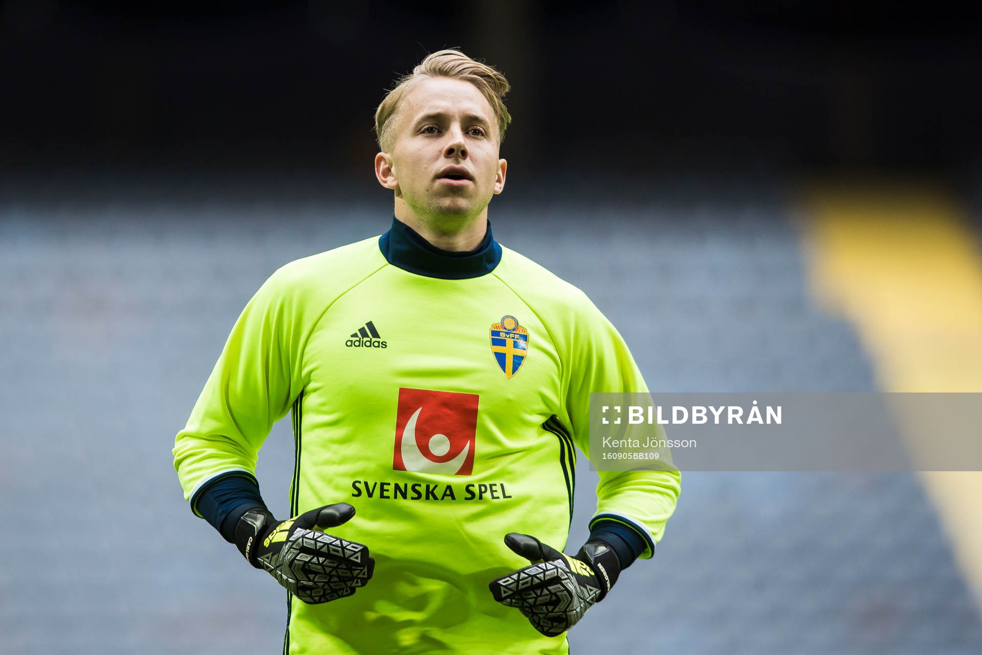 Sveriges målvakt Patrik Carlgren