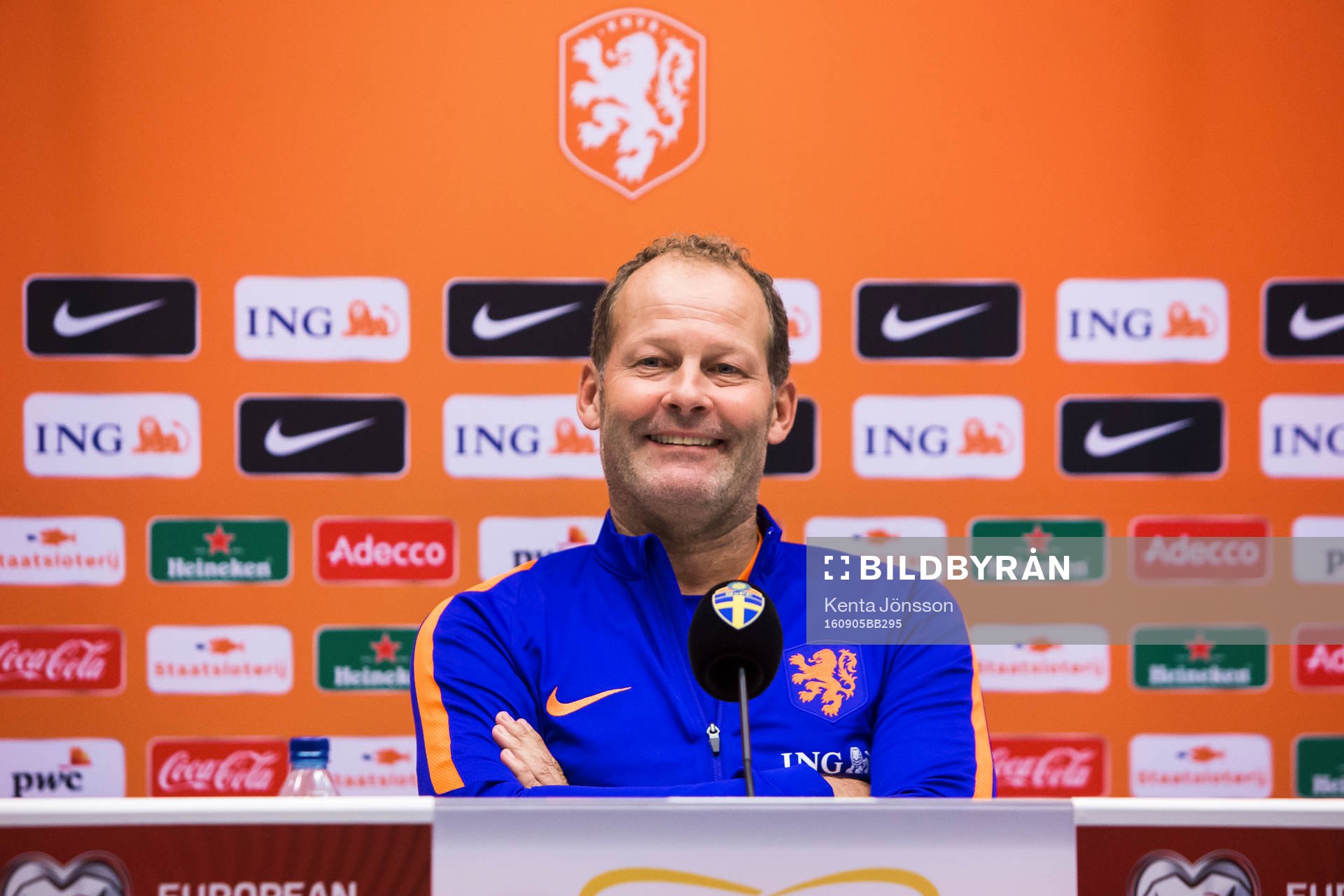 Hollands förbundskapten Danny Blind