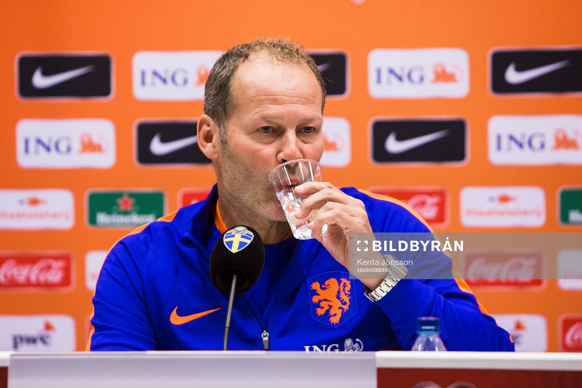 Hollands förbundskapten Danny Blind