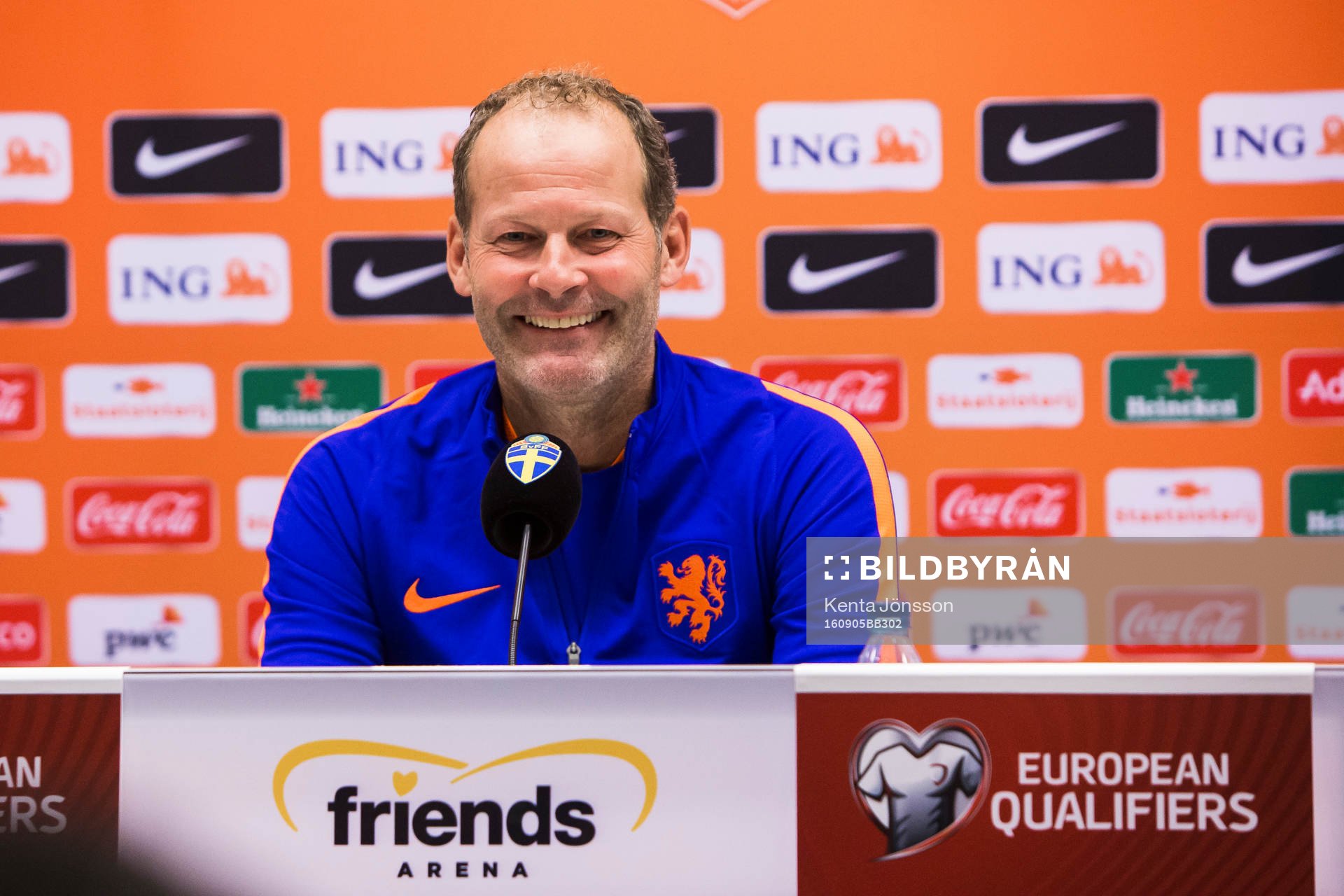 Hollands förbundskapten Danny Blind