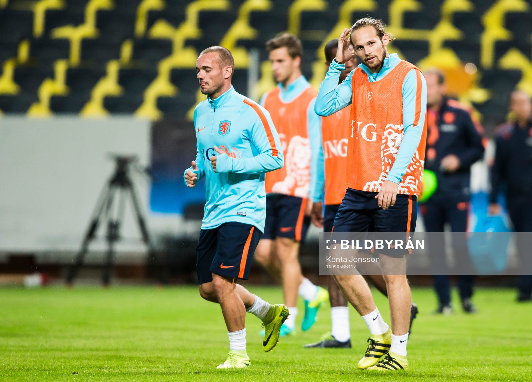 Daley Blind och Wesley Sneijder
