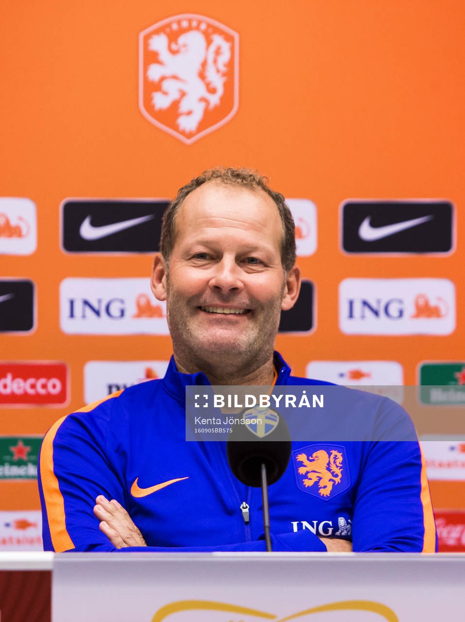 Hollands förbundskapten Danny Blind