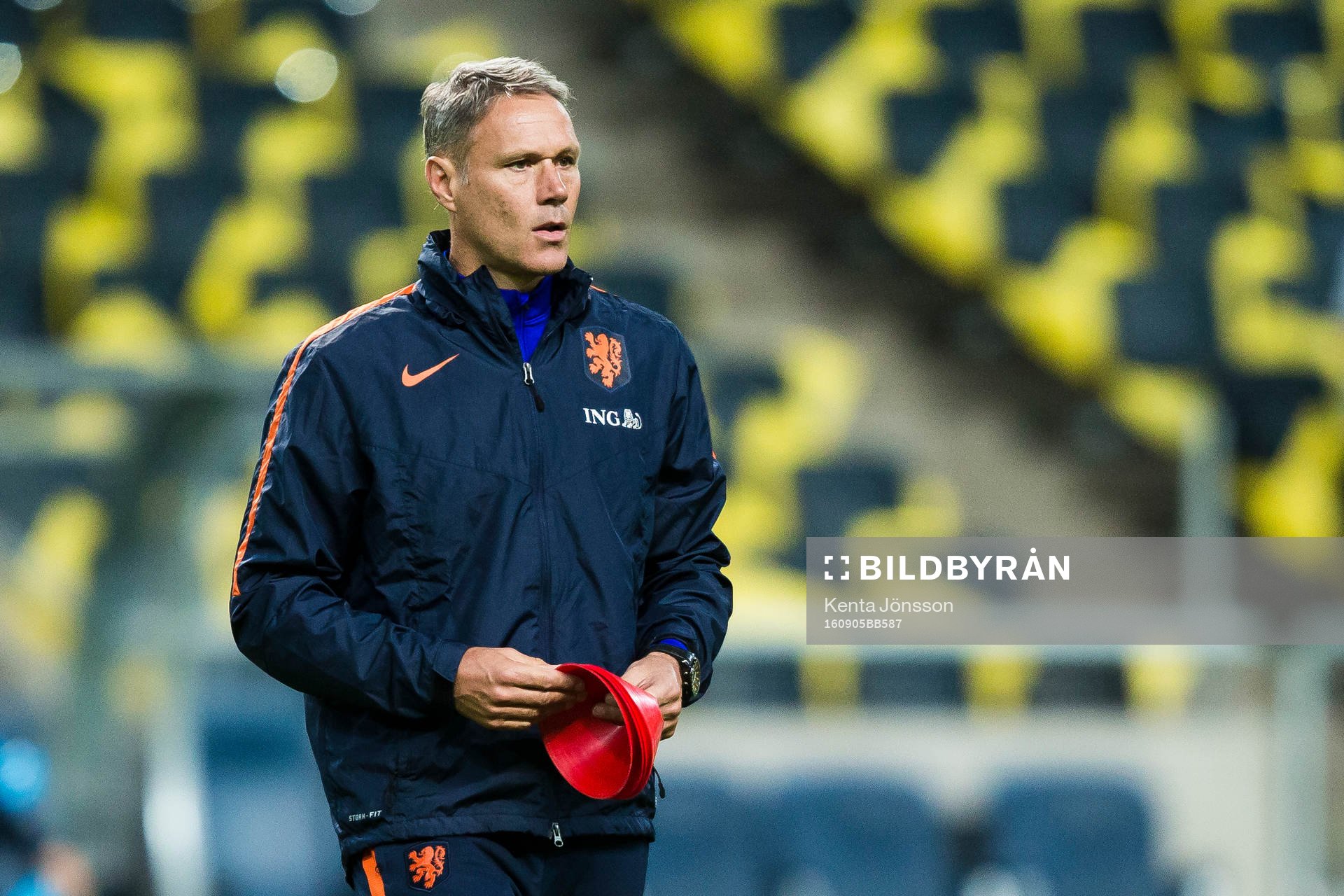 Hollands assisterande förbundskapten Marco van Basten