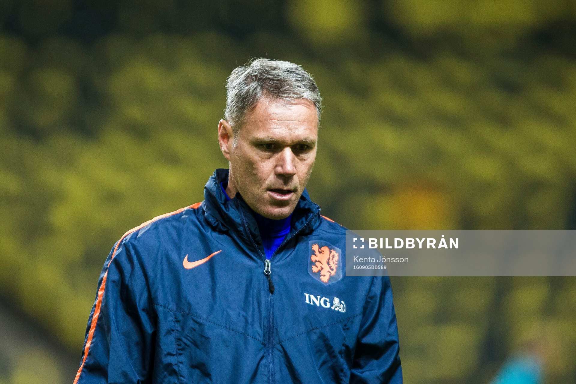 Hollands assisterande förbundskapten Marco van Basten