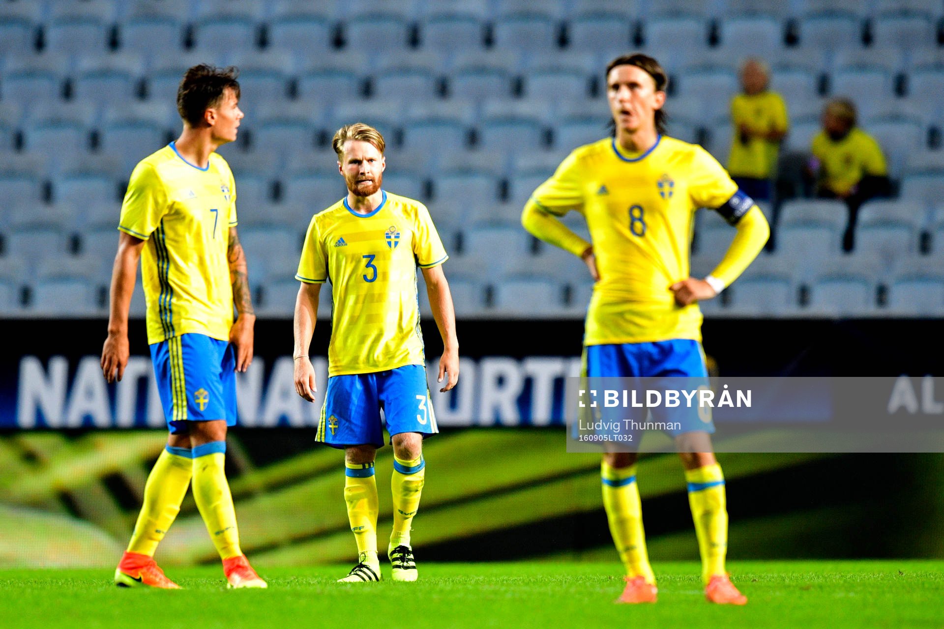 Sveriges Melker Hallberg, Jacob Une Larsson och Kristoffer