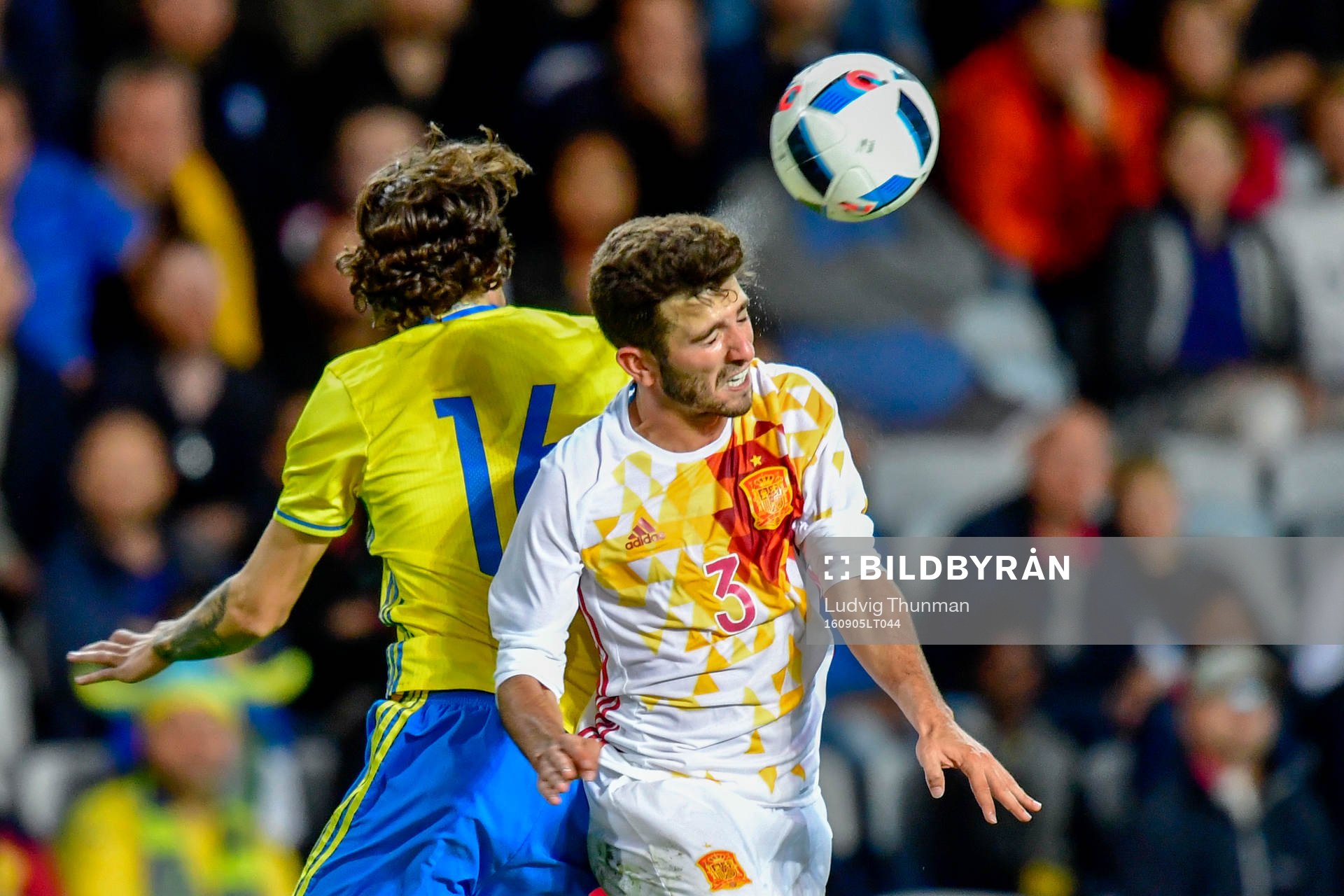Sveriges David Moberg Karlsson och Spaniens Jose Gaya