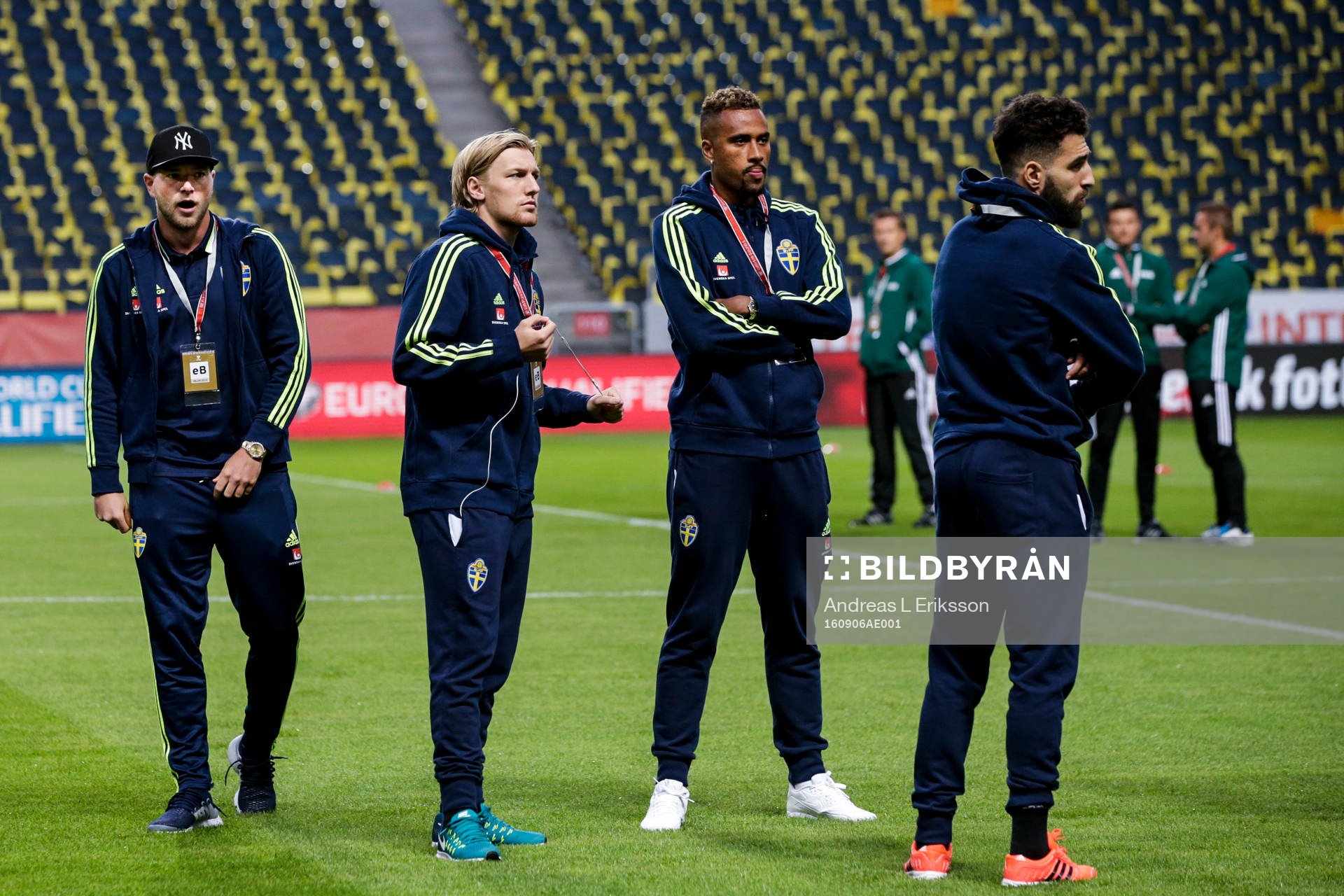Sveriges John Guidetti, Emil Forsberg, Isaac Kiese Thelin