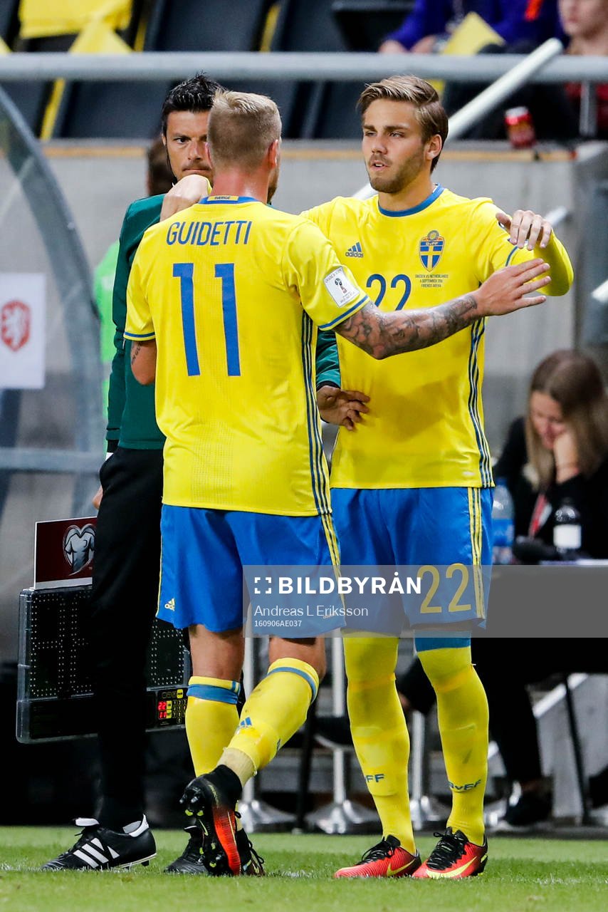 Sveriges John Guidetti byts ut till förmån för