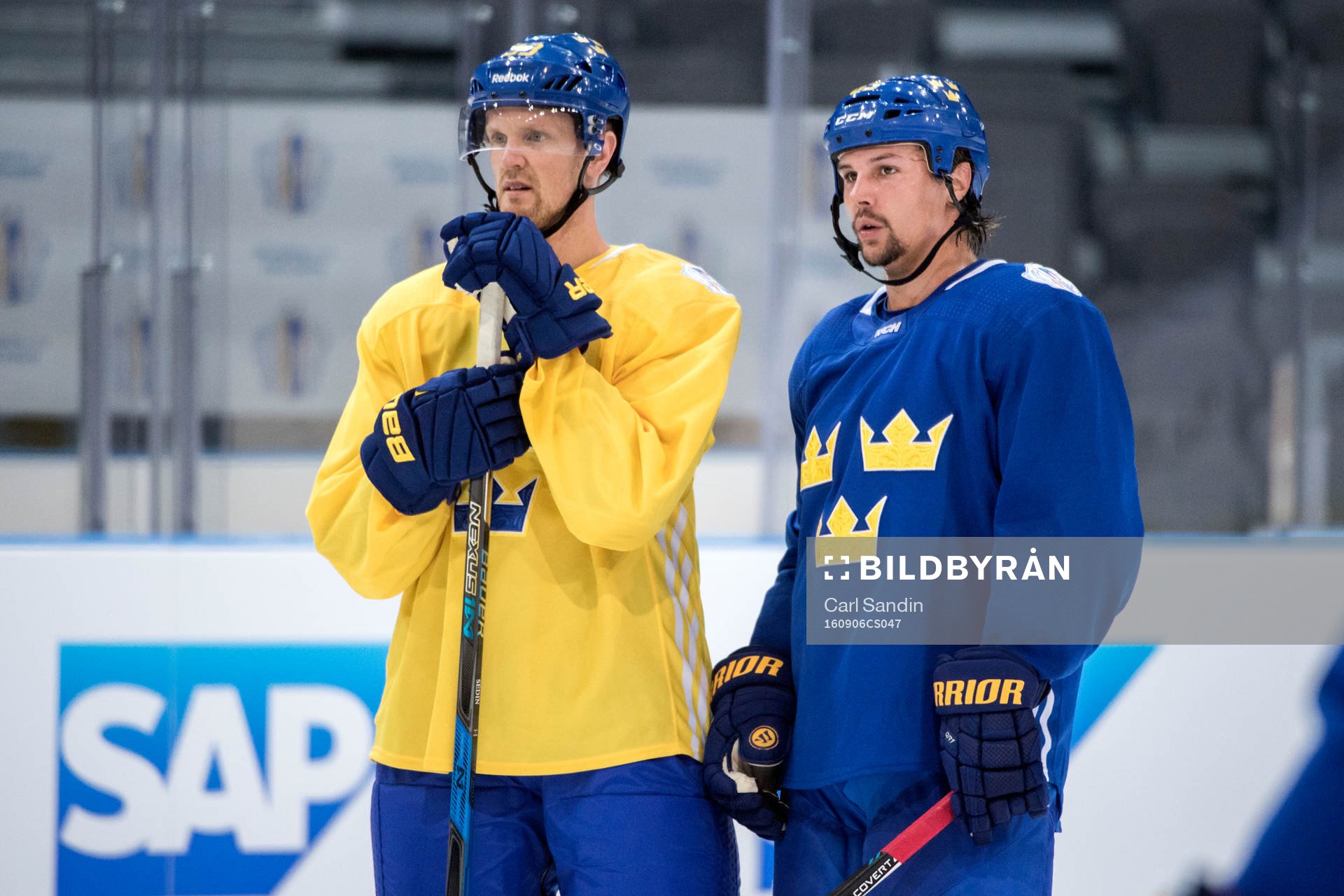 Sveriges Henrik Sedin och Erik Karlsson