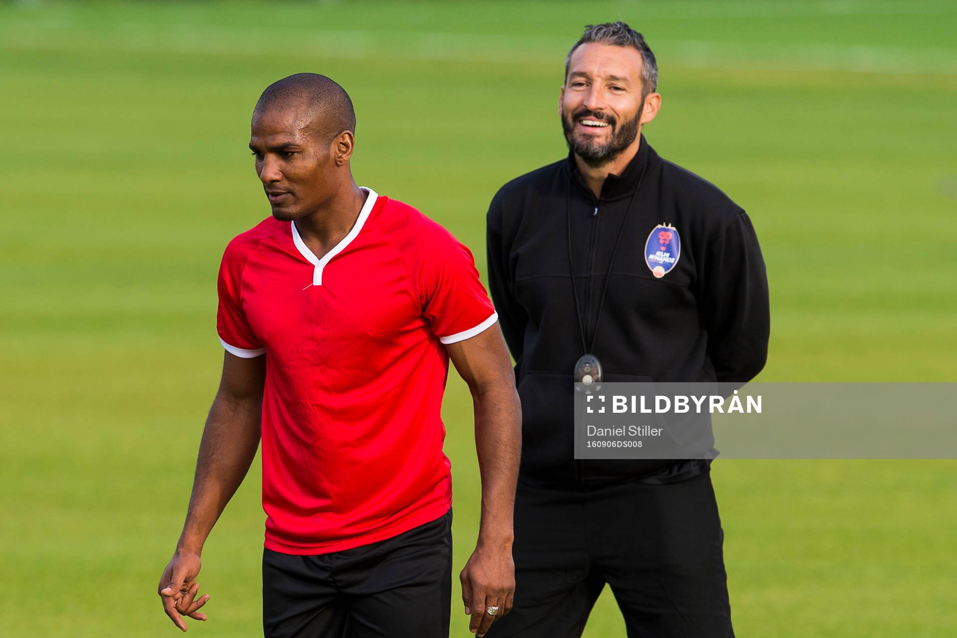 Florent Malouda och Tränare Gianluca Zambrotta