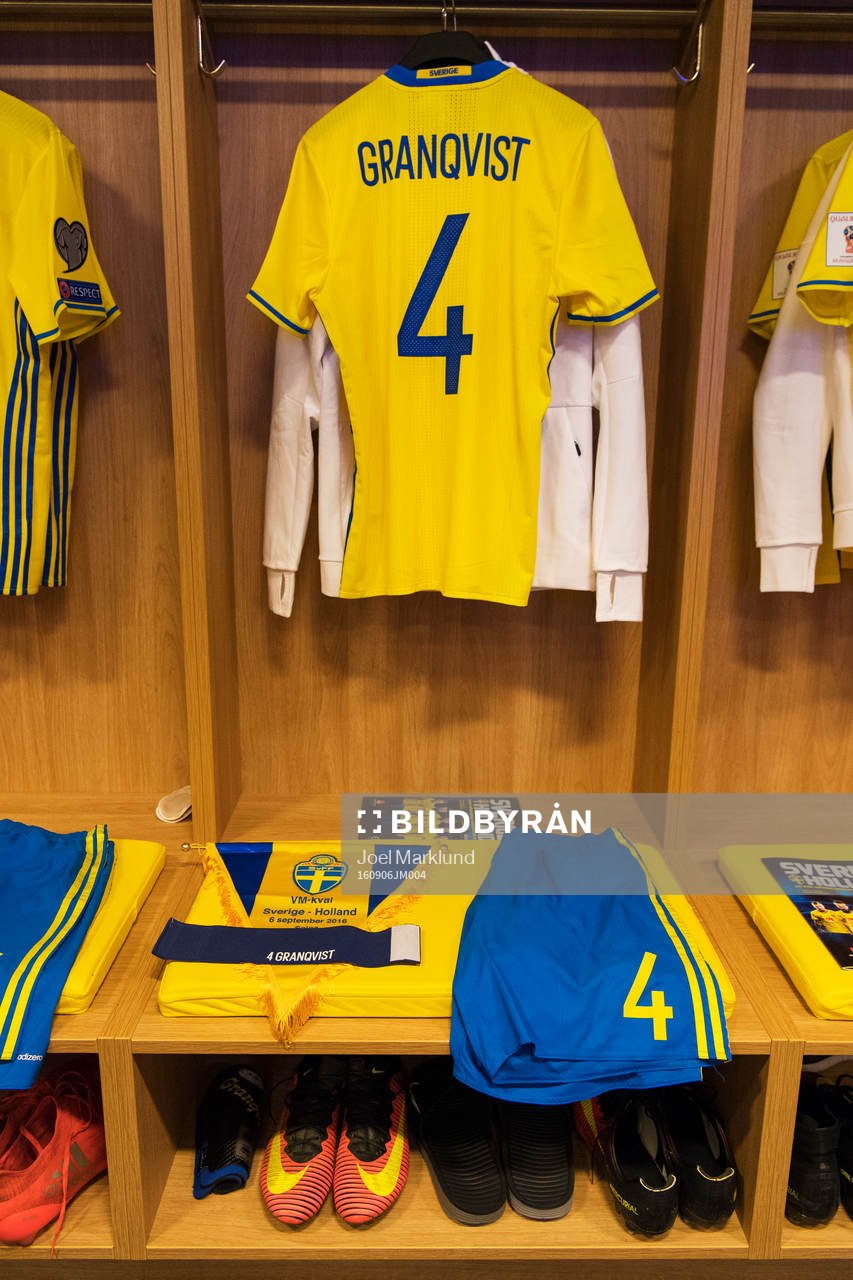 Landslagströjan för Andreas Granqvist och hans