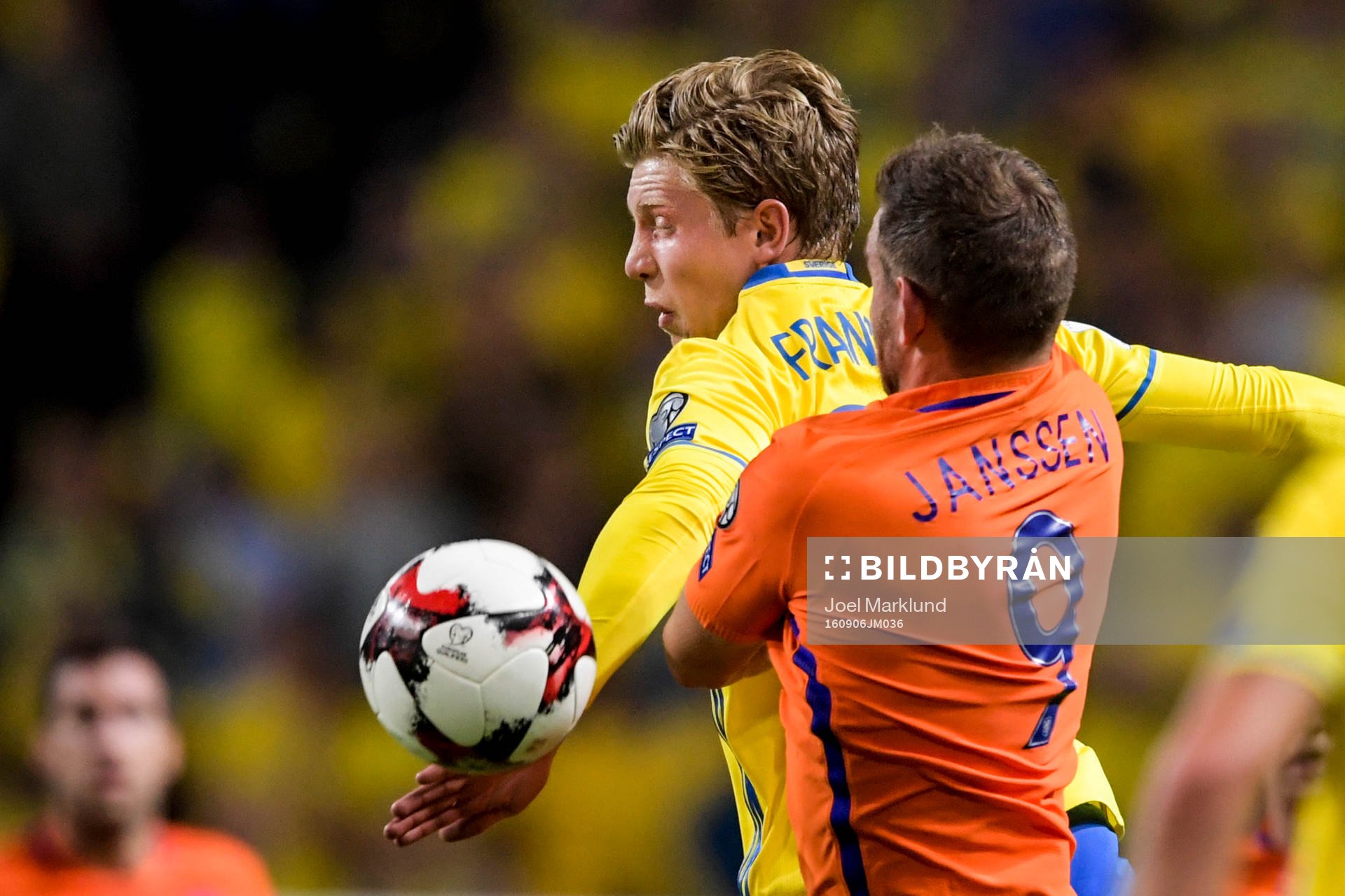 Sveriges Alexander Fransson och Hollands Vincent Janssen