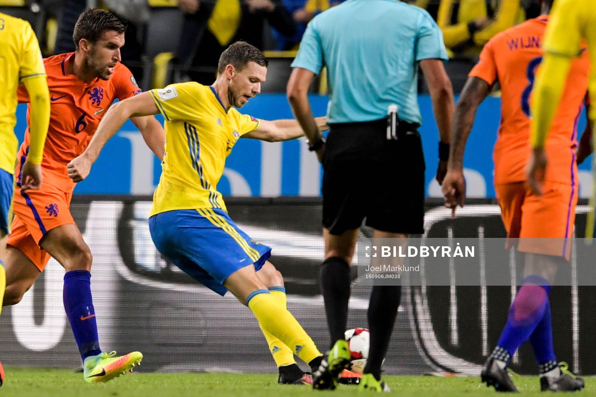 Sveriges Marcus Berg gör 1-0