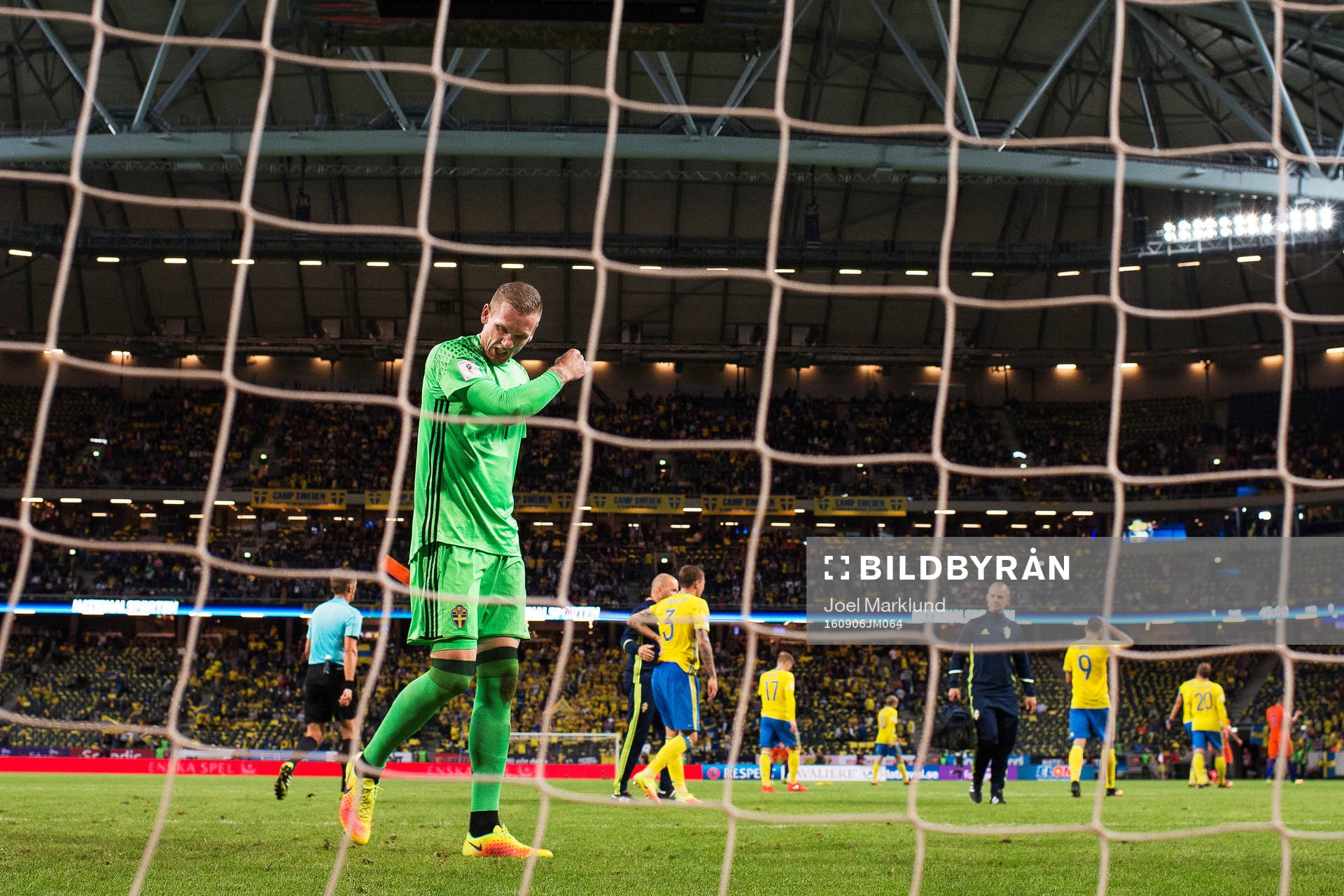 Sveriges målvakt Robin Olsen