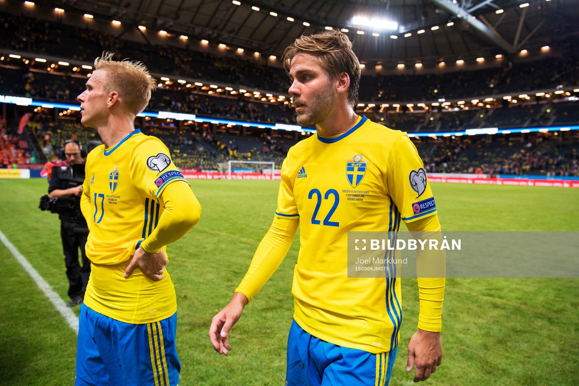 Sveriges Oscar Wendt och Christoffer Nyman