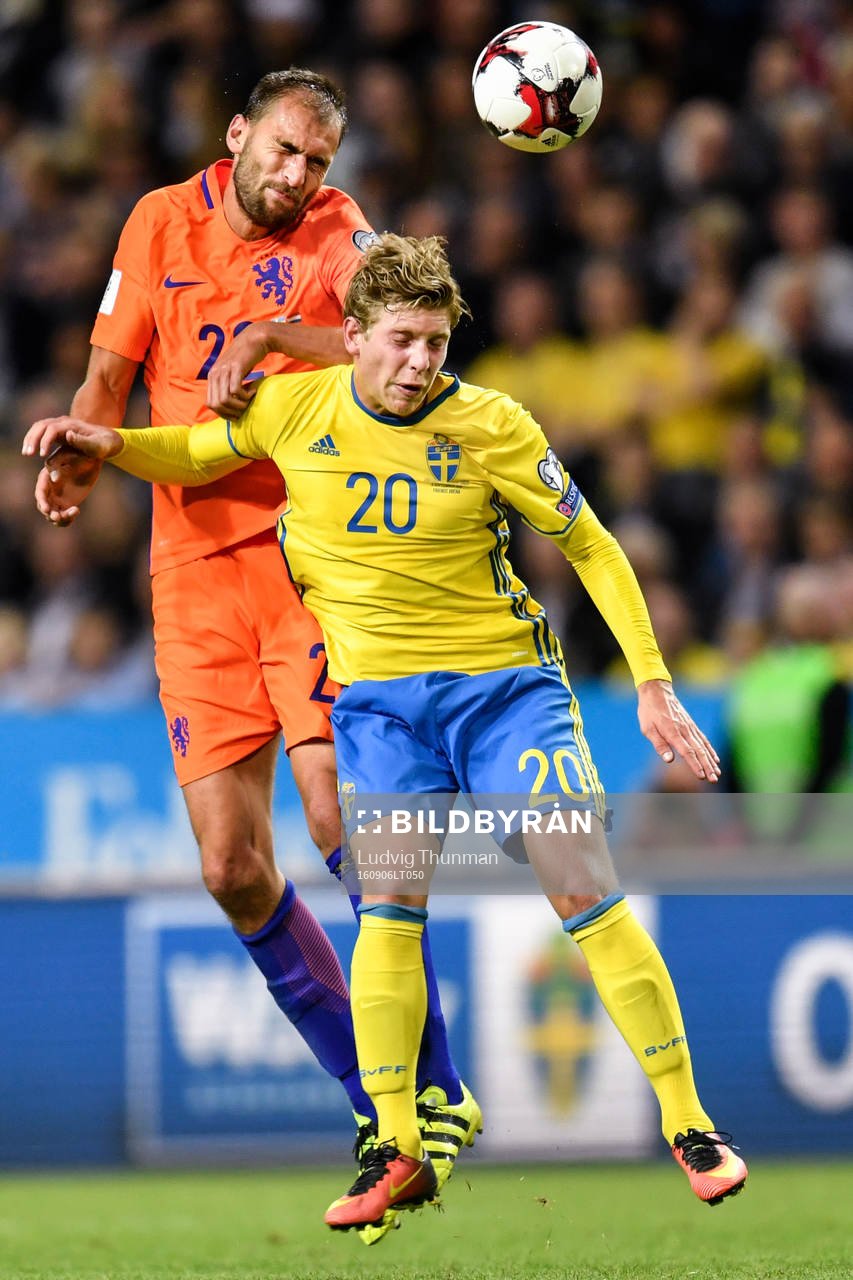 Hollands Bas Dost och Sveriges Alexander Fransson