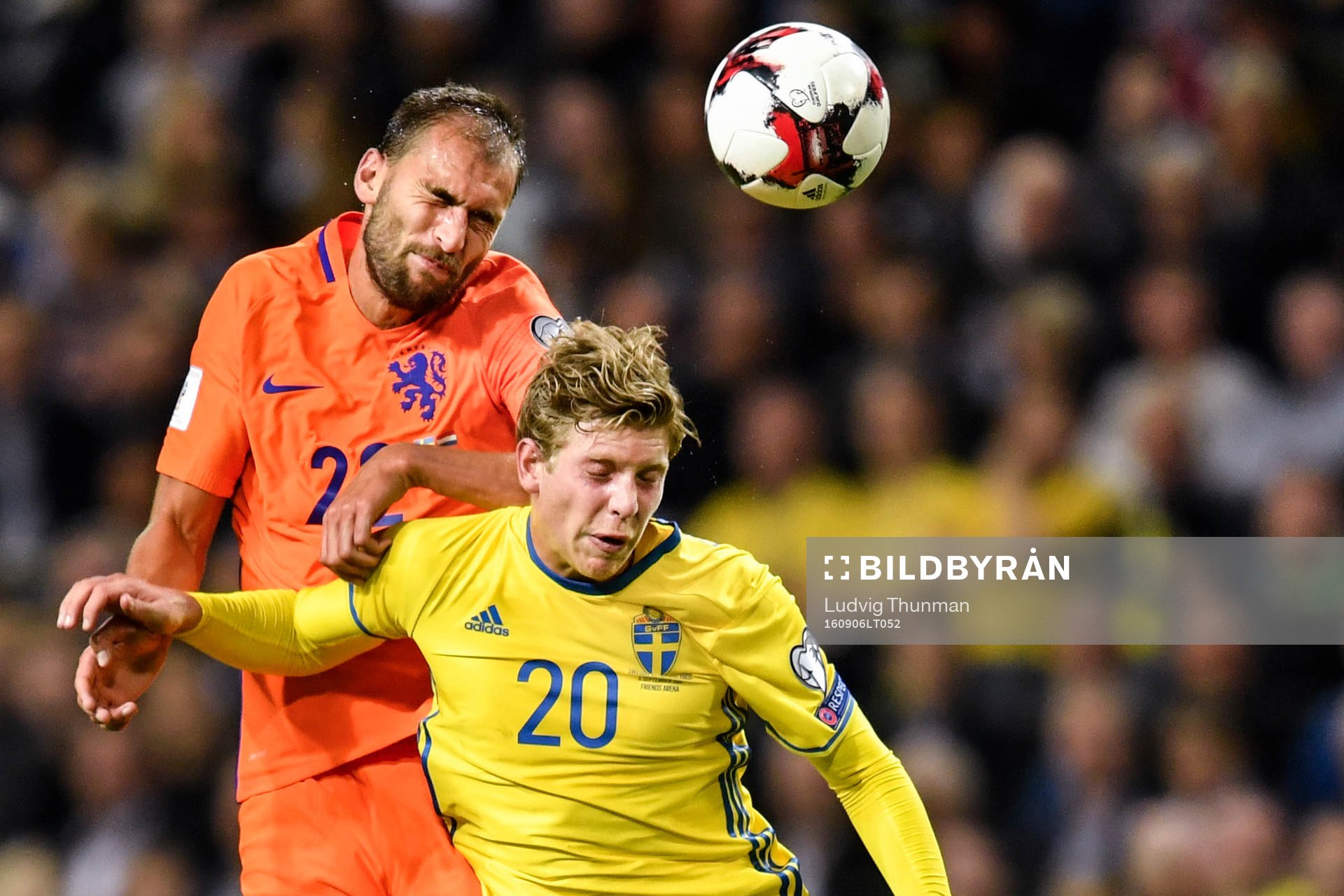 Hollands Bas Dost och Sveriges Alexander Fransson