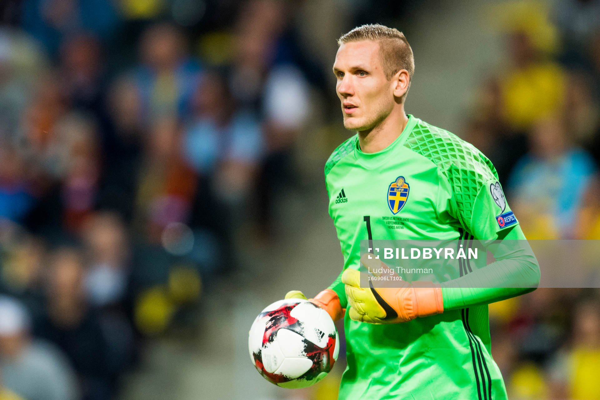 Sveriges målvakt Robin Olsen