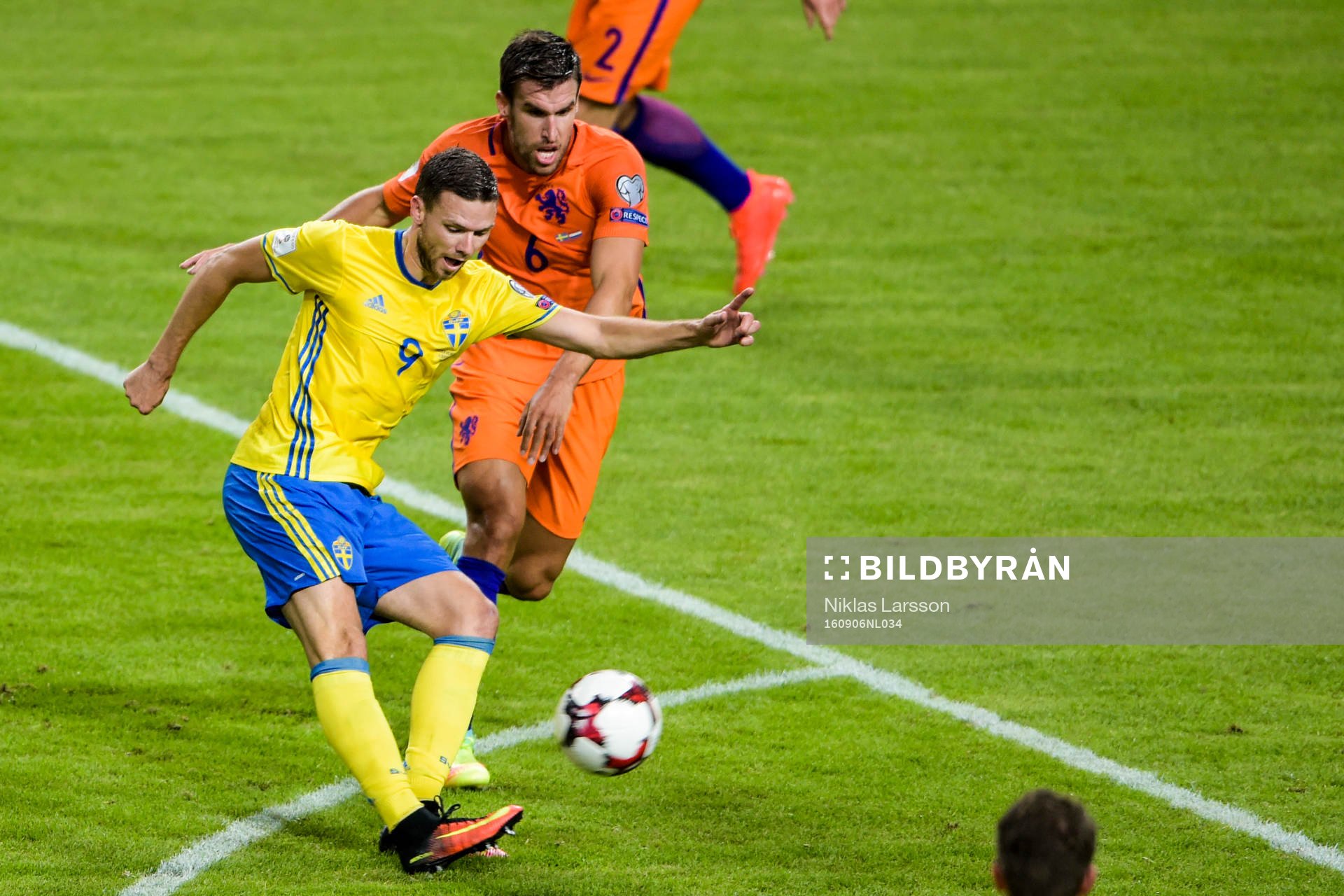 Sveriges Marcus Berg gör 1-0
