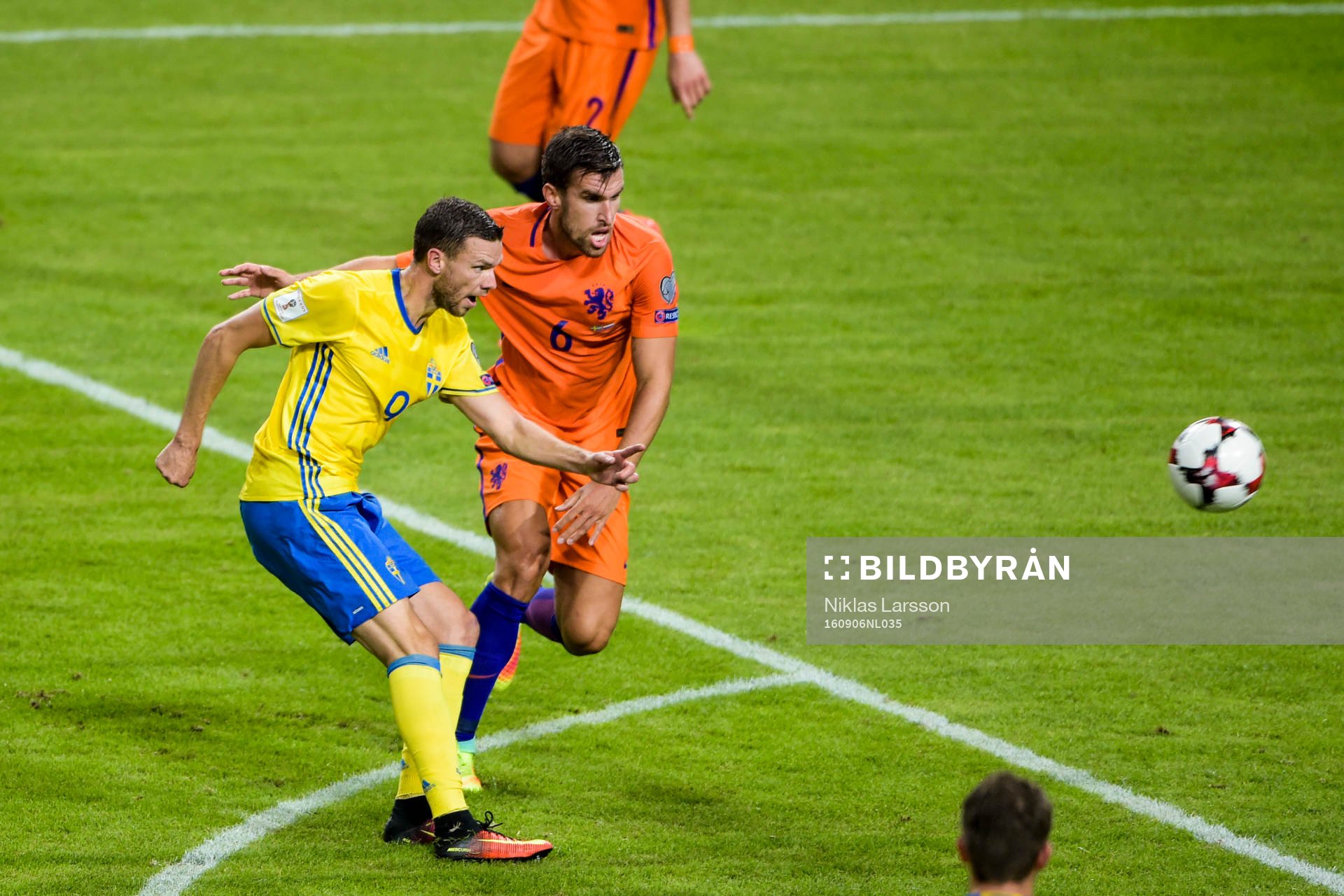 Sveriges Marcus Berg gör 1-0