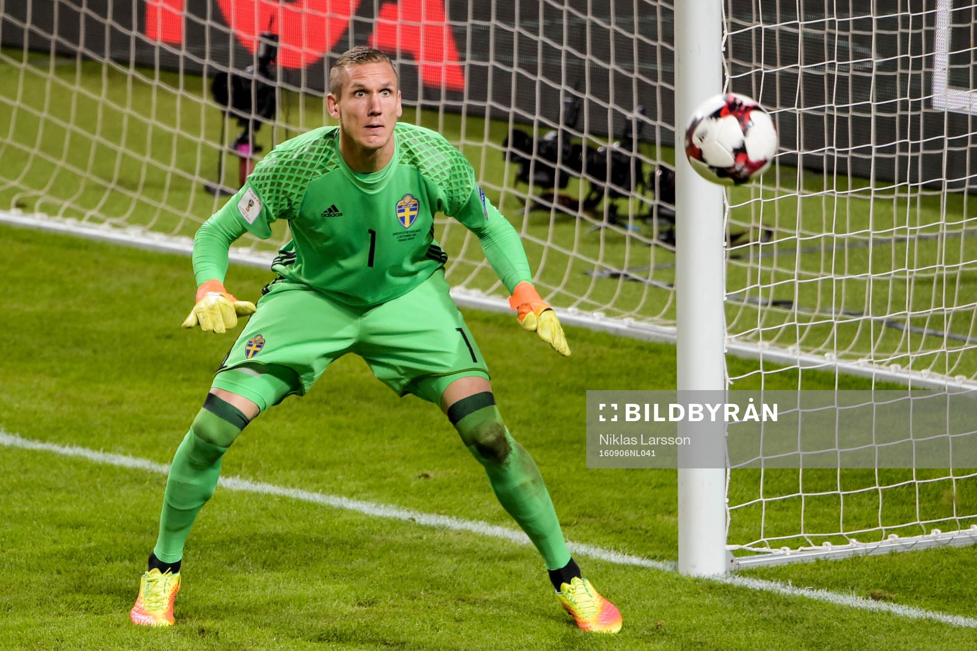 Sveriges målvakt Robin Olsen