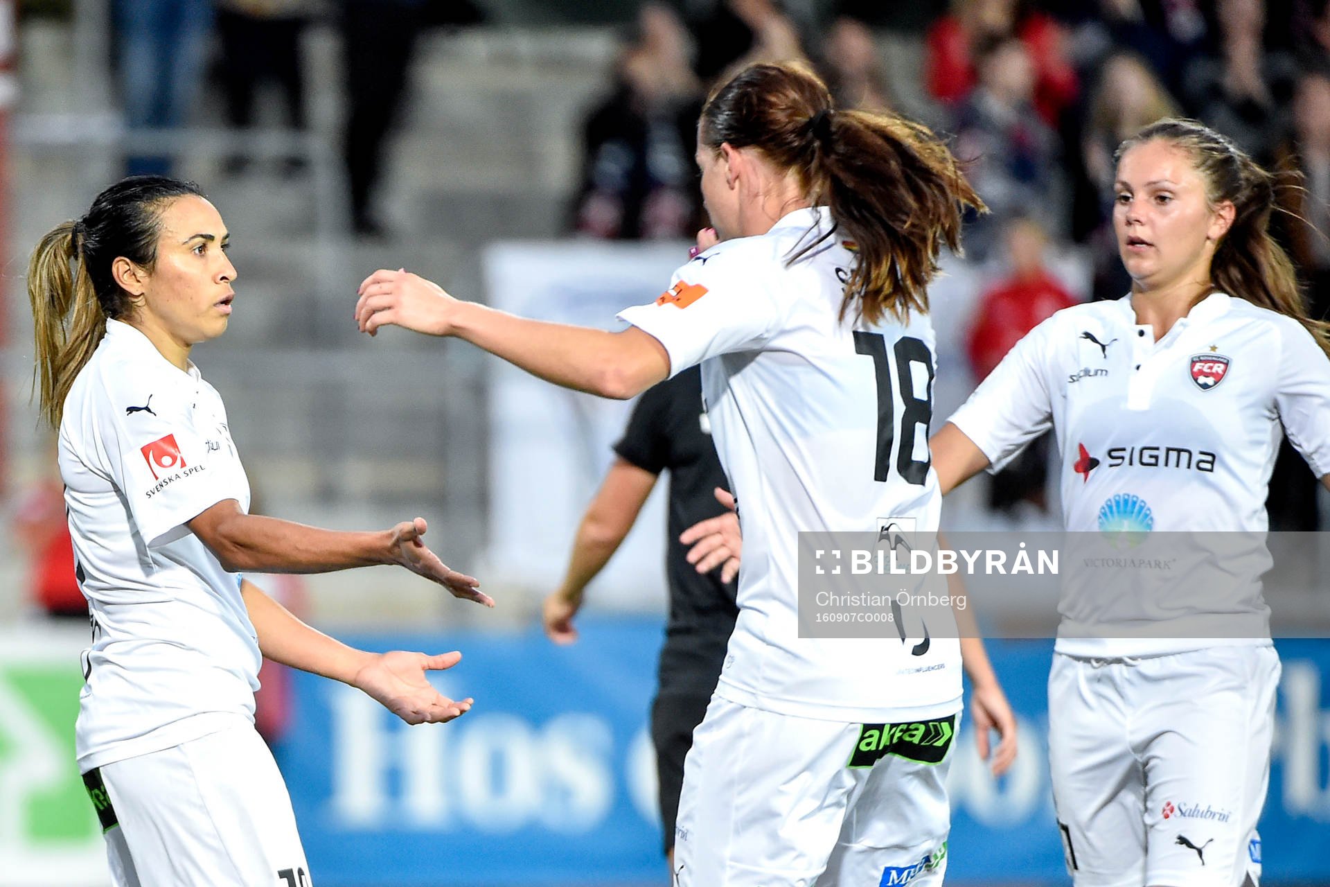 Rosengårds Marta Viera Da Silva jublar